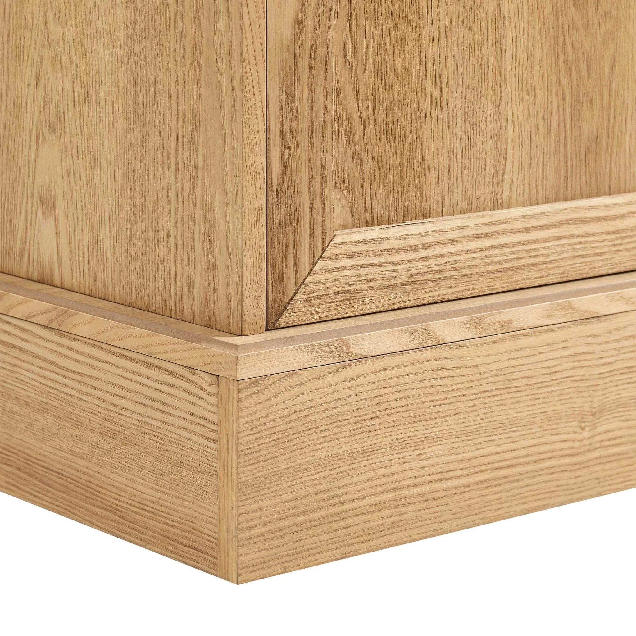 Ruby 2 Door Sideboard - Light Wood - Image 9