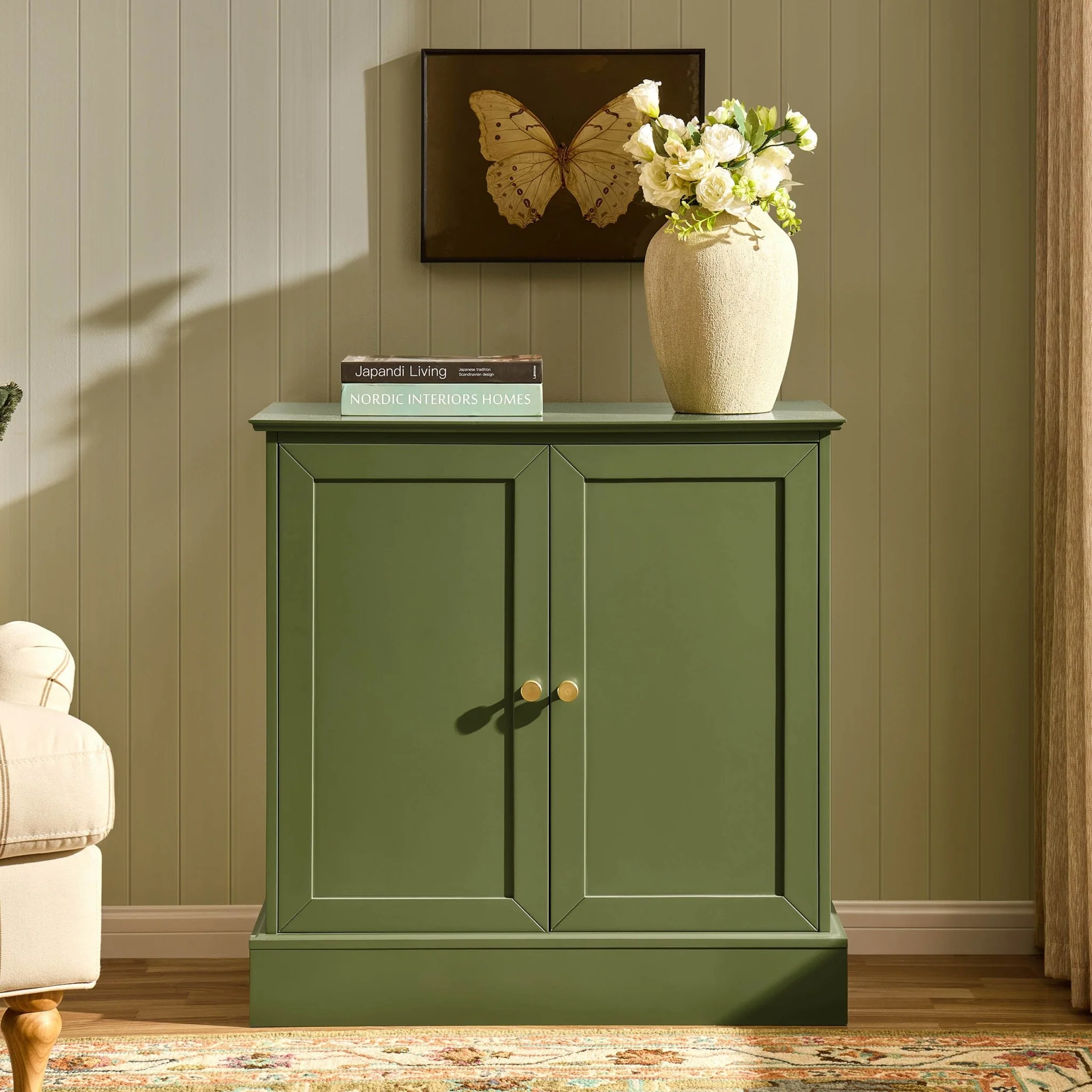 Ruby 2 Door Sideboard - Olive