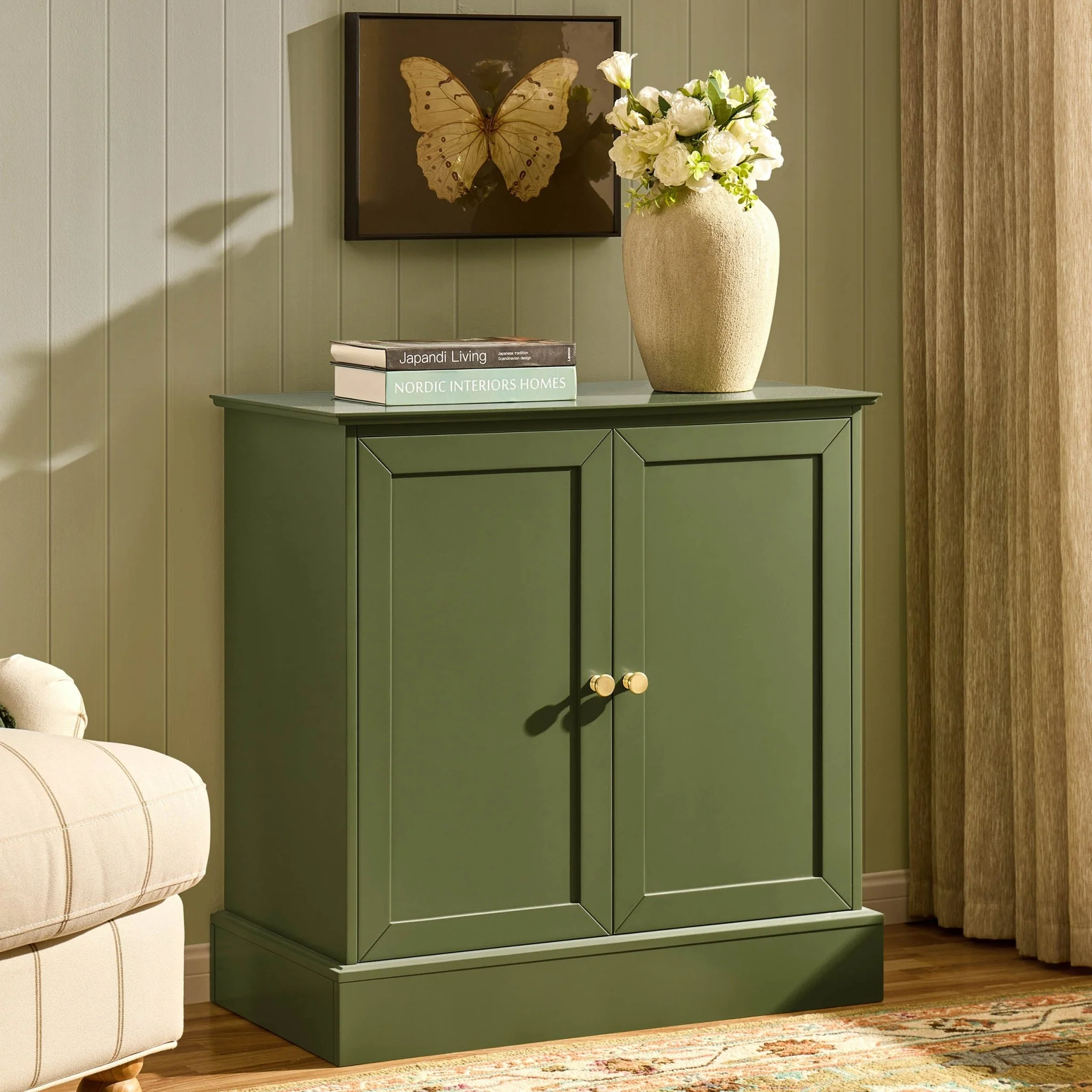 Ruby 2 Door Sideboard - Olive - Image 2