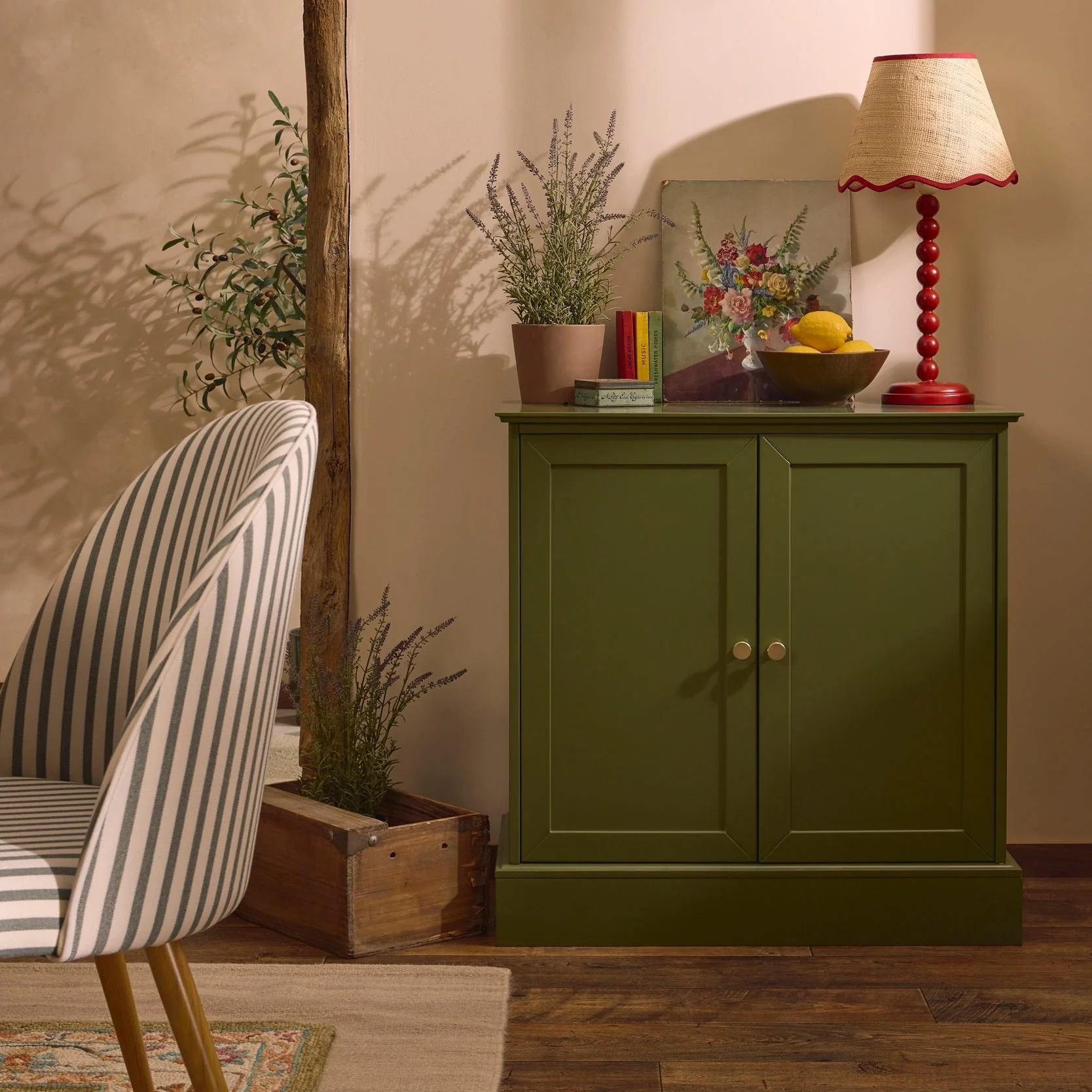 Ruby 2 Door Sideboard - Olive - Image 3