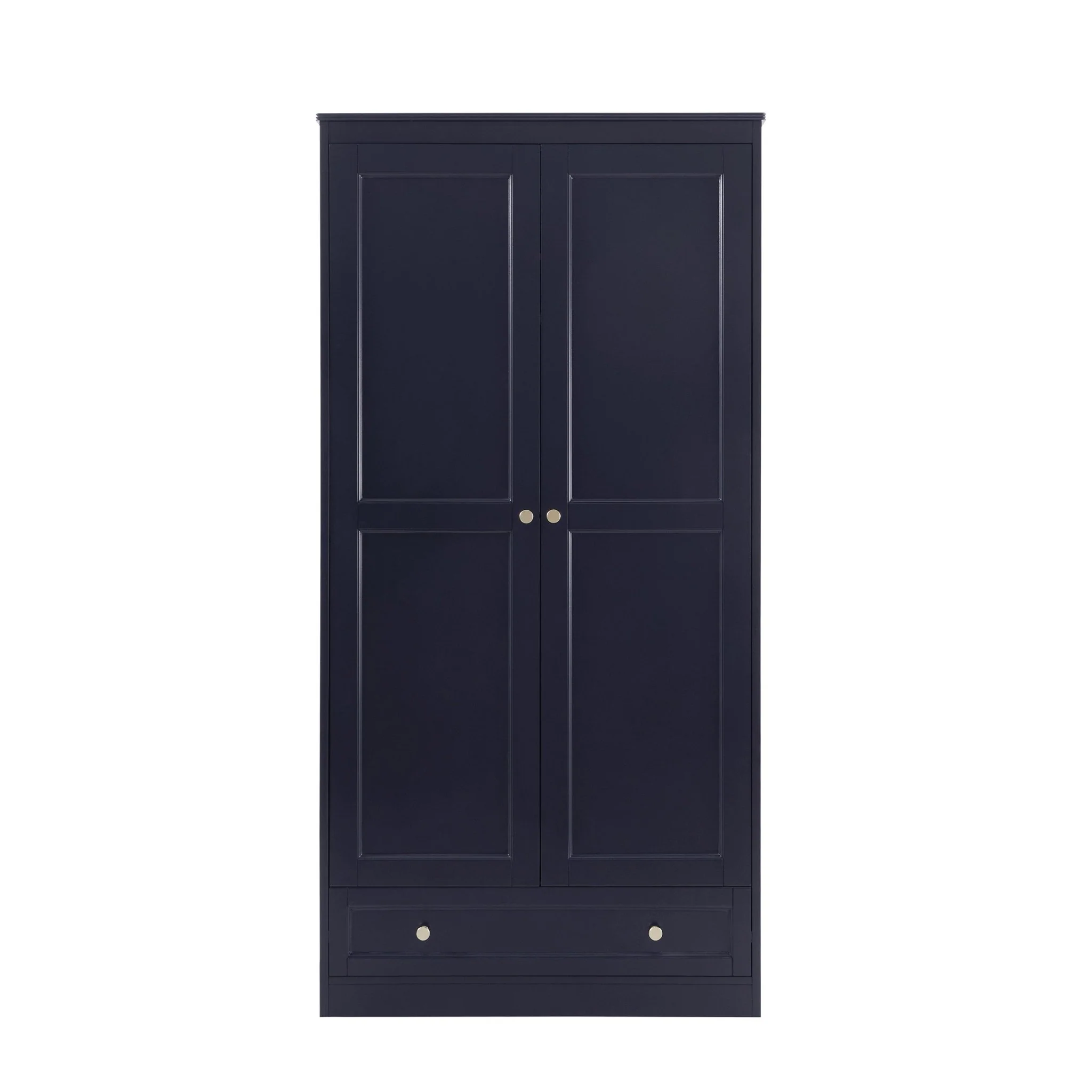 Ruby 2 Door Wardrobe with Drawer - Midnight - Image 3