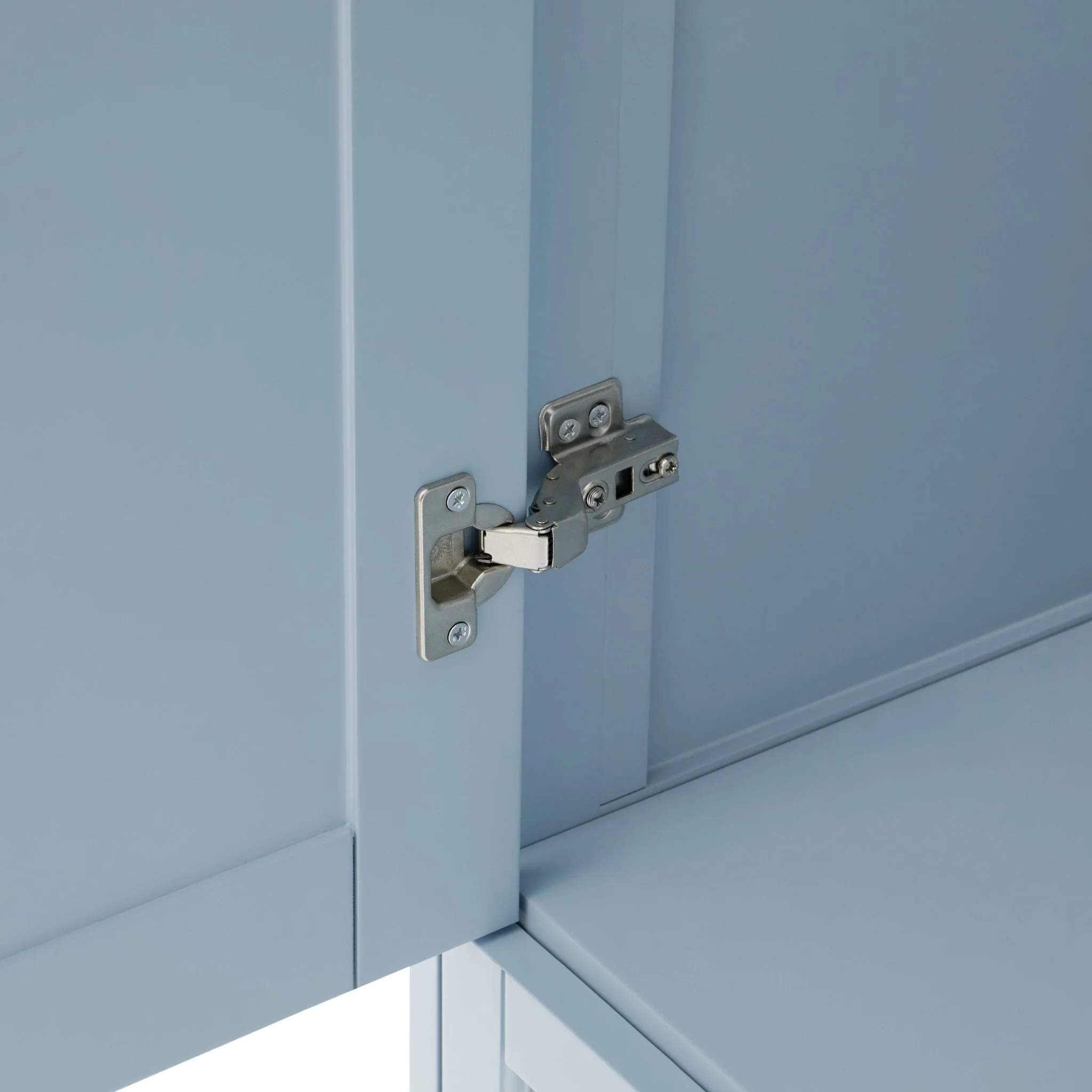 Ruby 2 Door Wardrobe with Drawer - Sky Blue - Image 7
