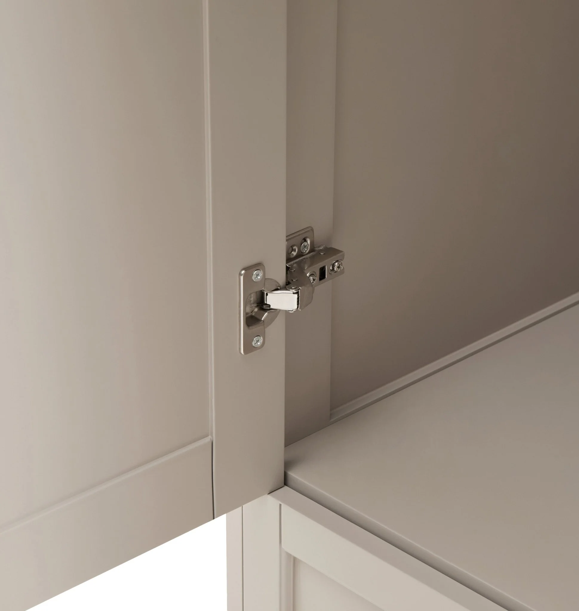 Ruby 2 Door Wardrobe with Drawer - Taupe - Image 7