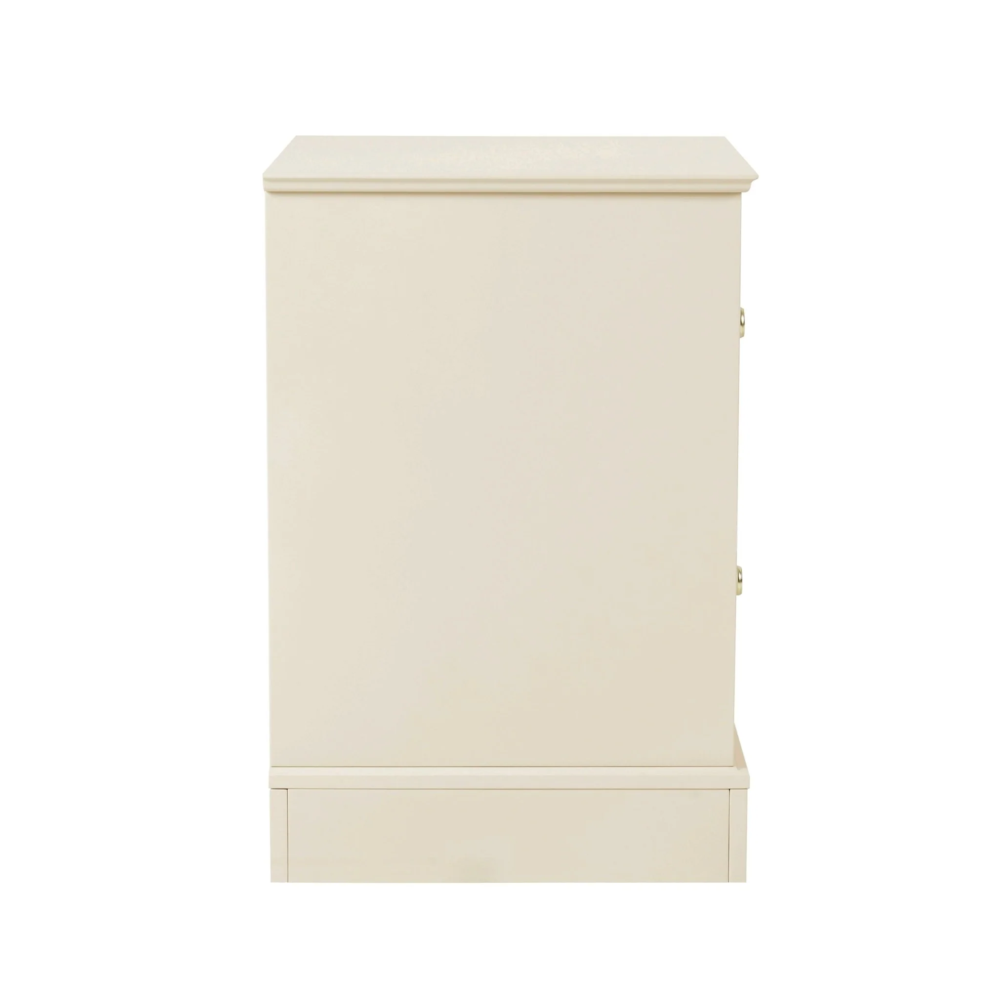 Ruby 2 Drawer Bedside Table - Cream - Image 5