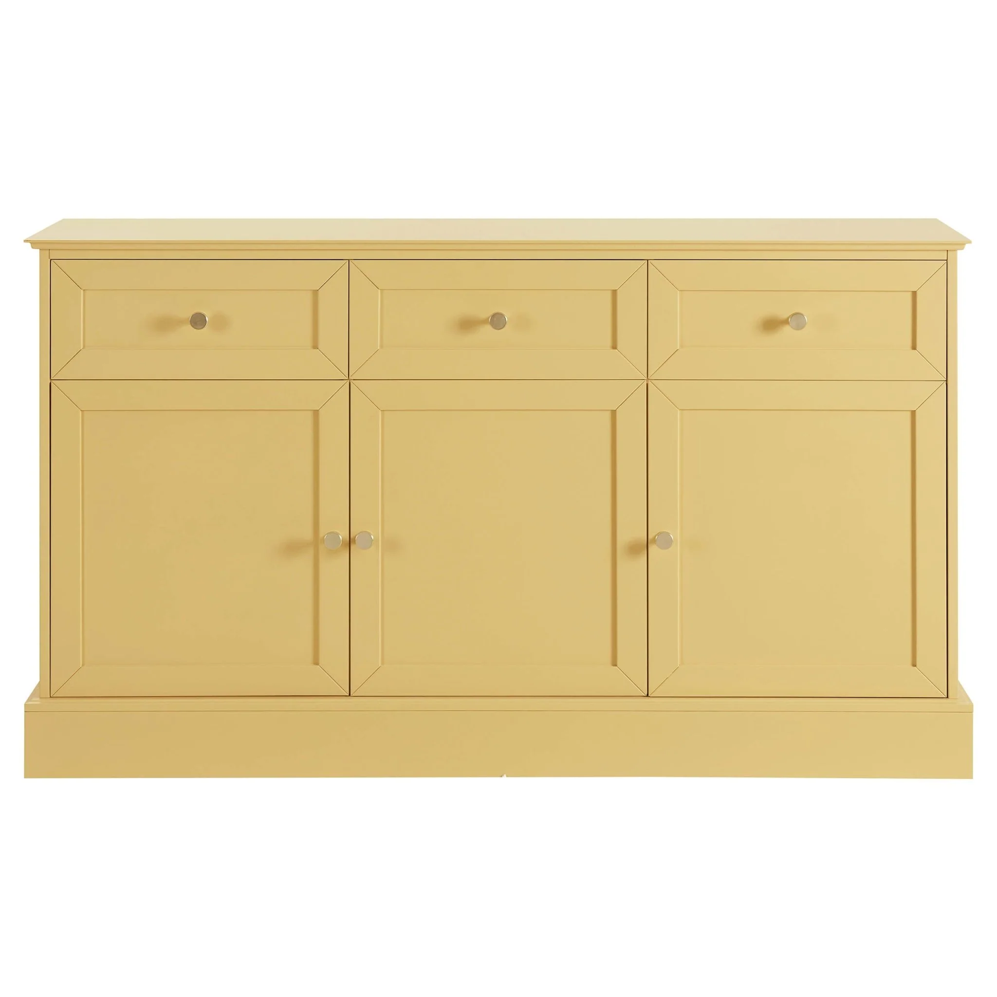 Ruby 3 Door Sideboard with Drawers - Butter - Image 3