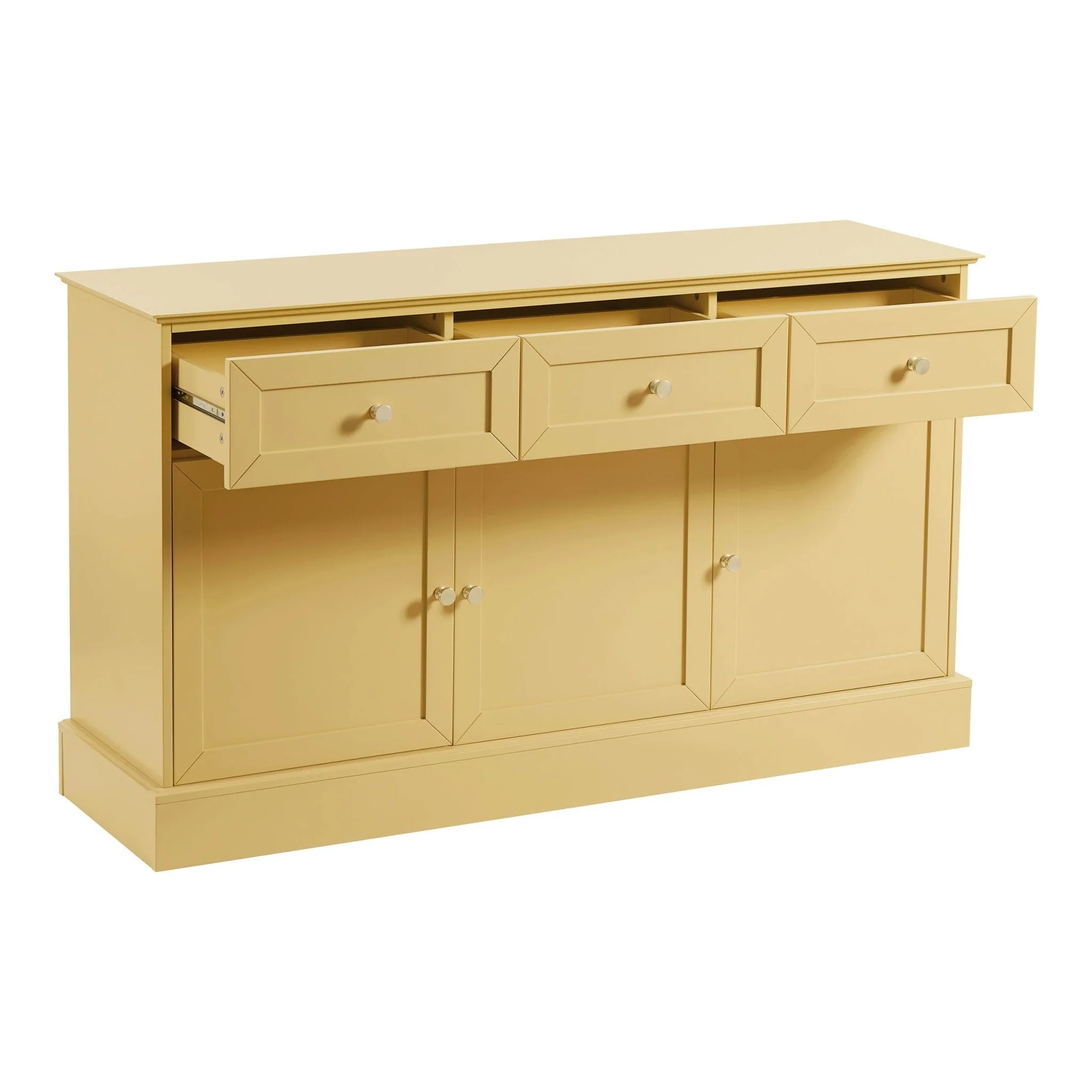 Ruby 3 Door Sideboard with Drawers - Butter - Image 5