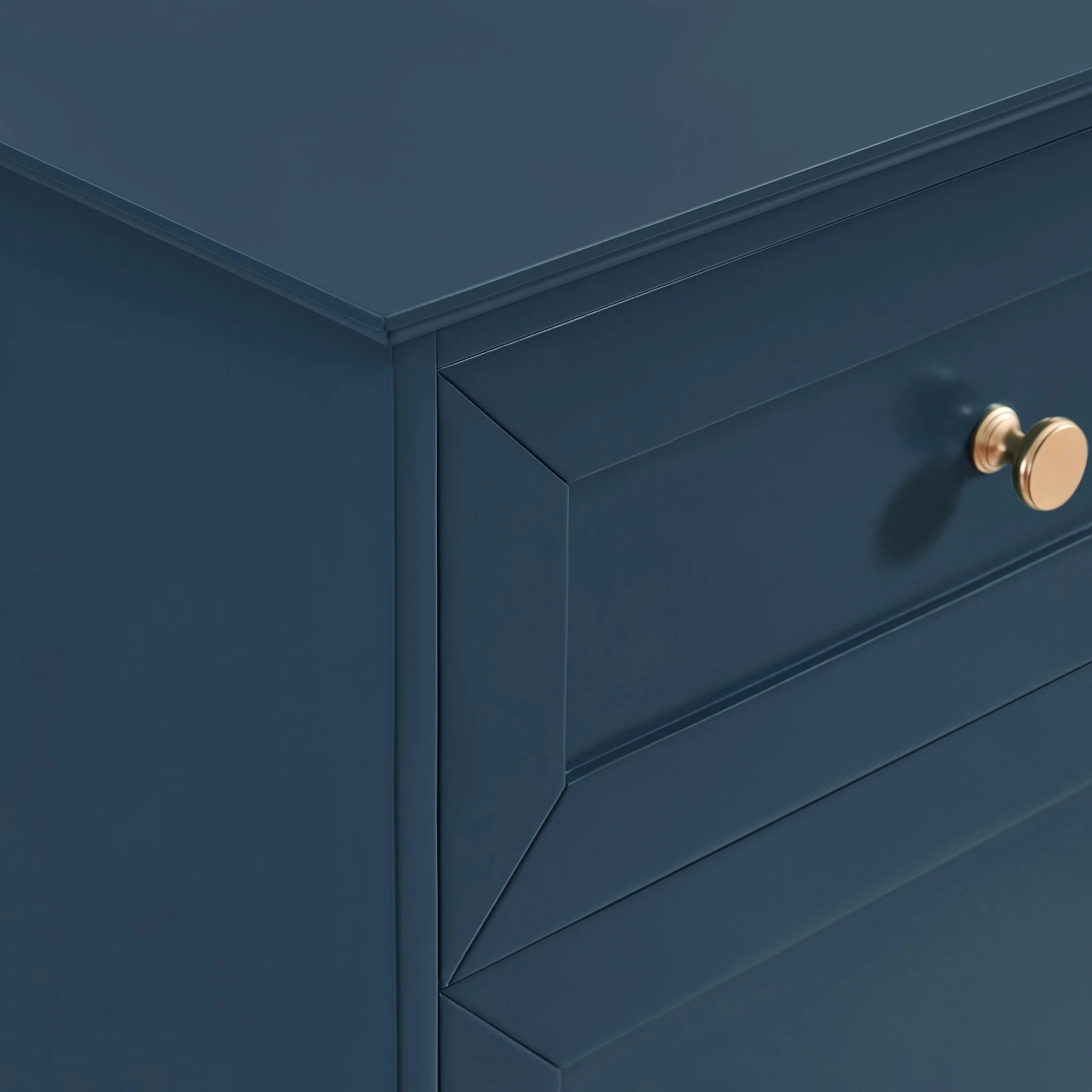 Ruby 3 Door Sideboard with Drawers - Teal - Image 7