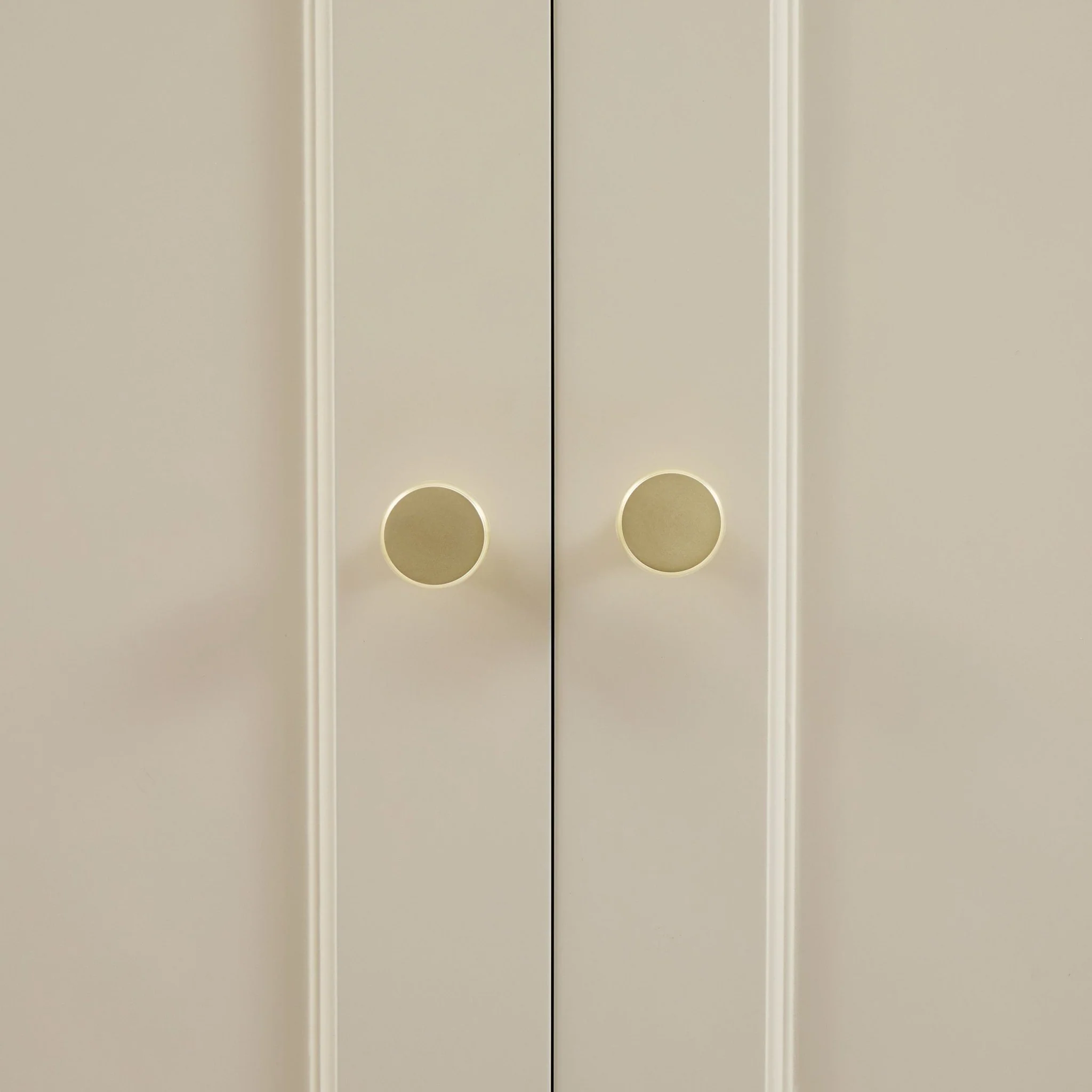 Ruby 3 Door Wardrobe with Drawers - Cream - Image 7