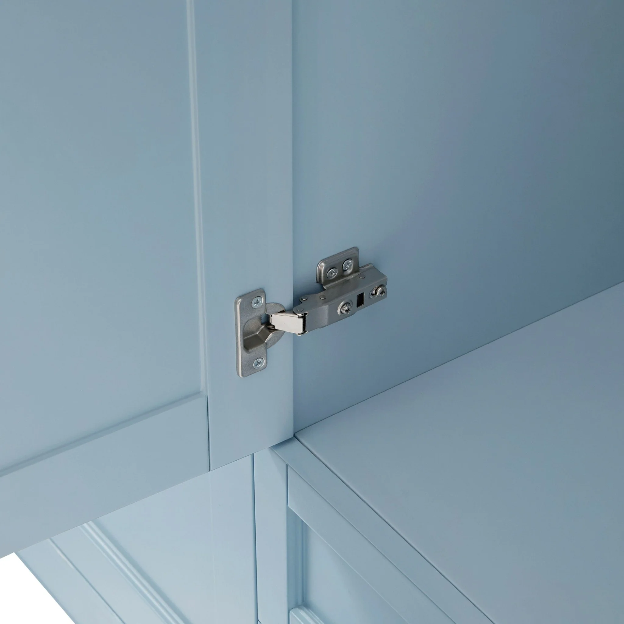 Ruby 3 Door Wardrobe with Drawers - Sky Blue - Image 7