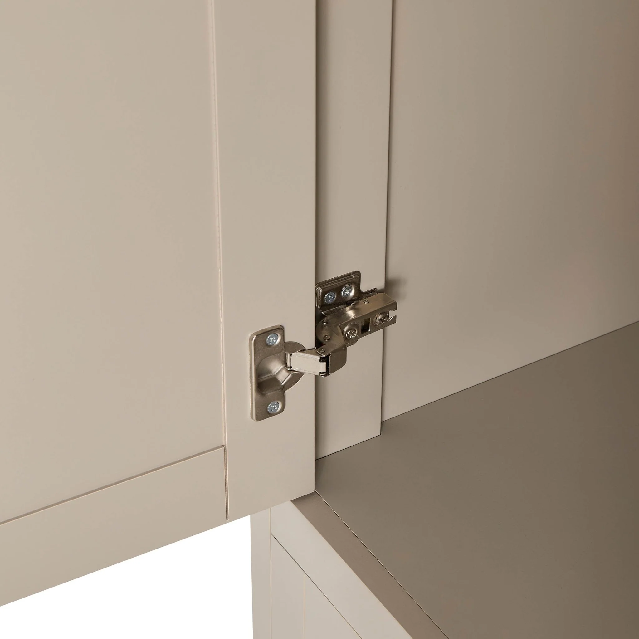 Ruby 3 Door Wardrobe with Drawers - Taupe - Image 6