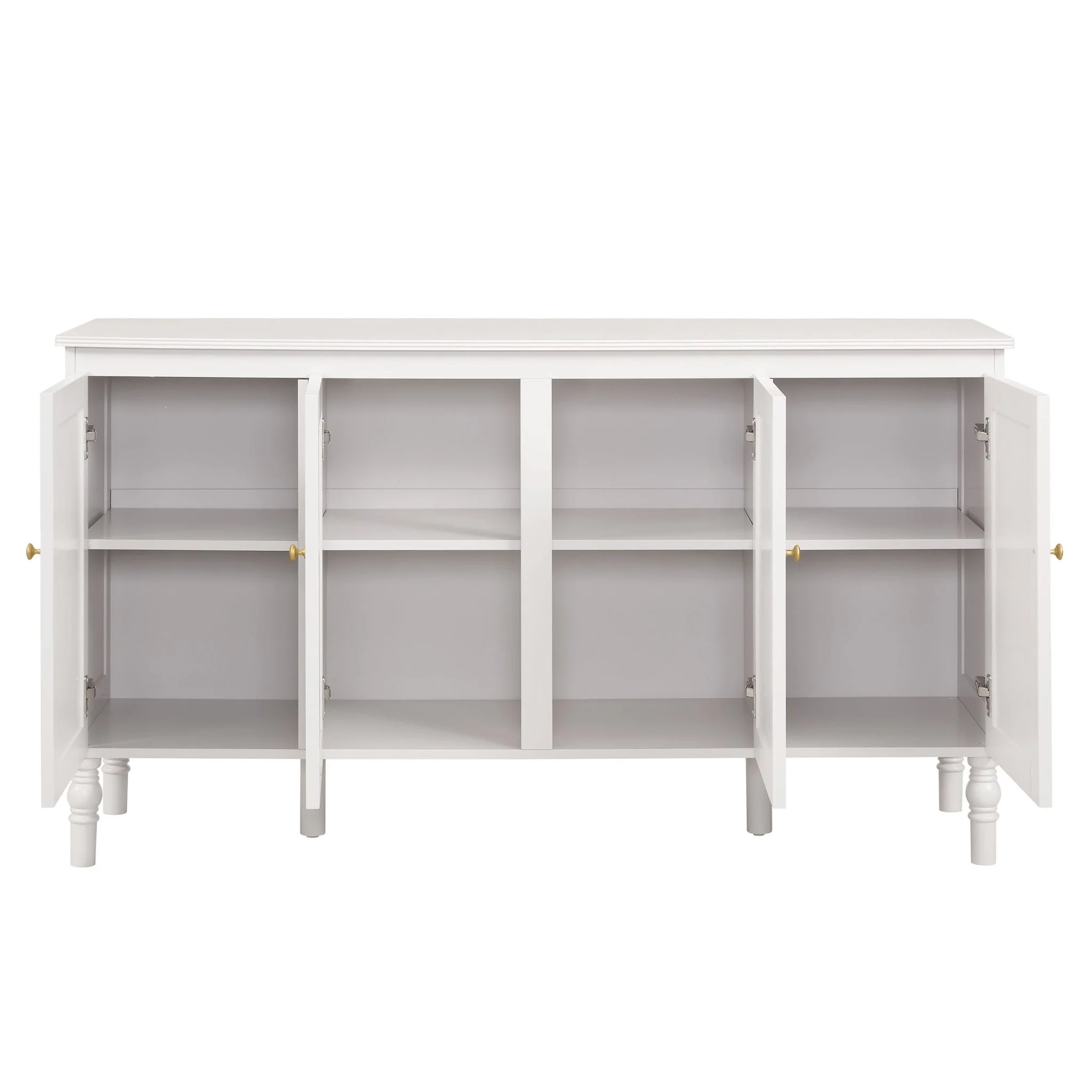 Ruby 4 Door Sideboard - Stone Grey - Image 5