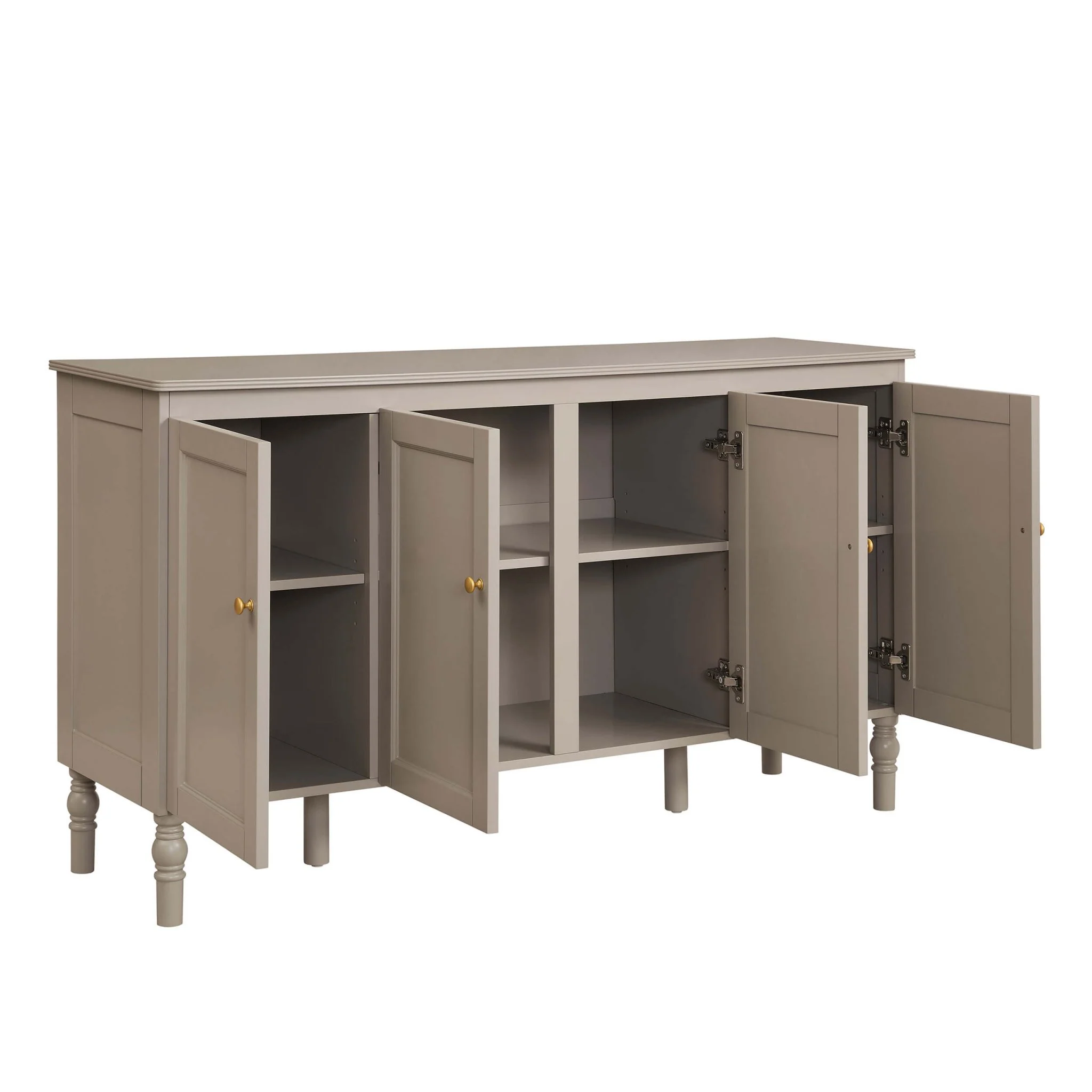 Ruby 4 Door Sideboard - Taupe - Image 3