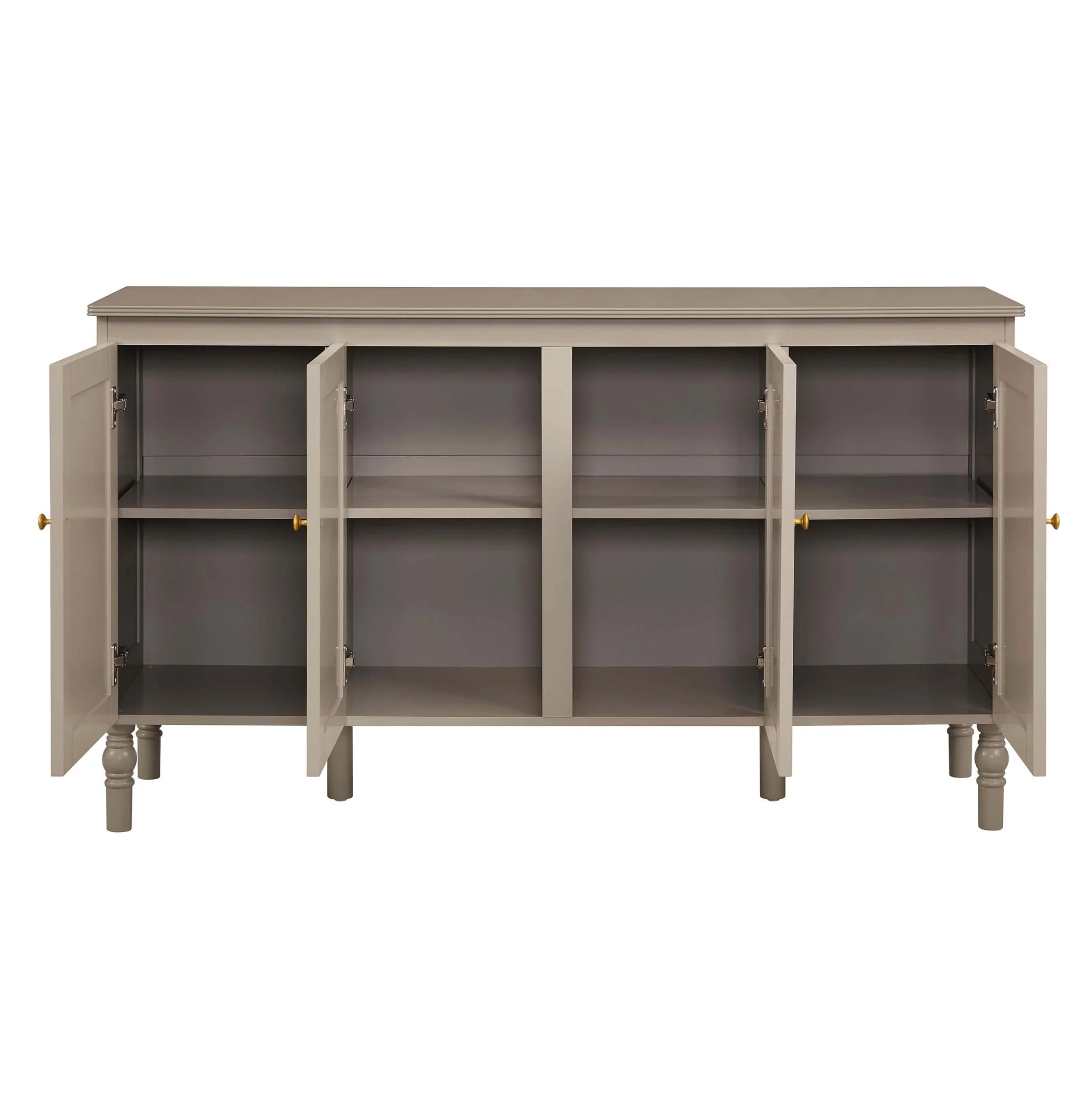 Ruby 4 Door Sideboard - Taupe - Image 5