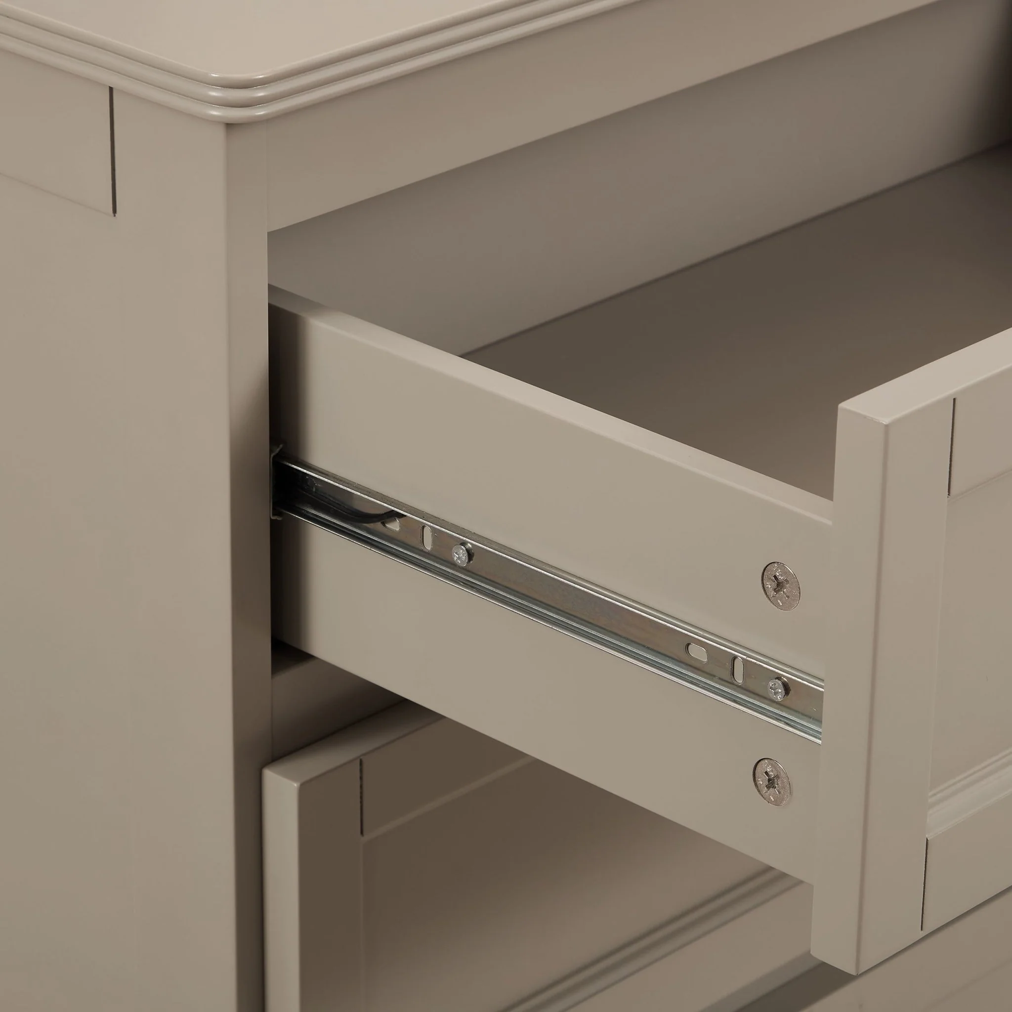 Ruby 6 Drawer Chest - Taupe - Image 8