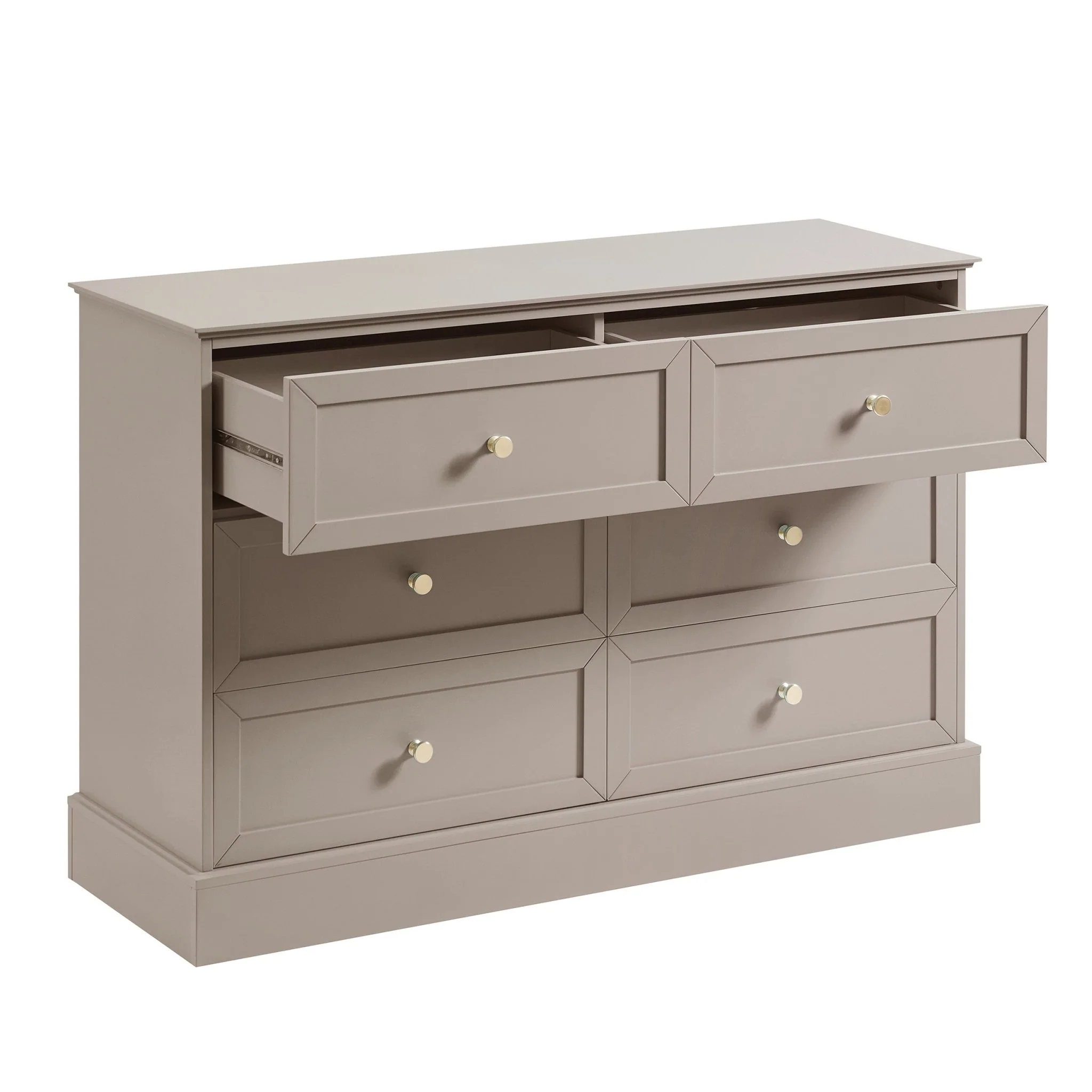 Ruby 6 Drawer Chest - Taupe - Image 5