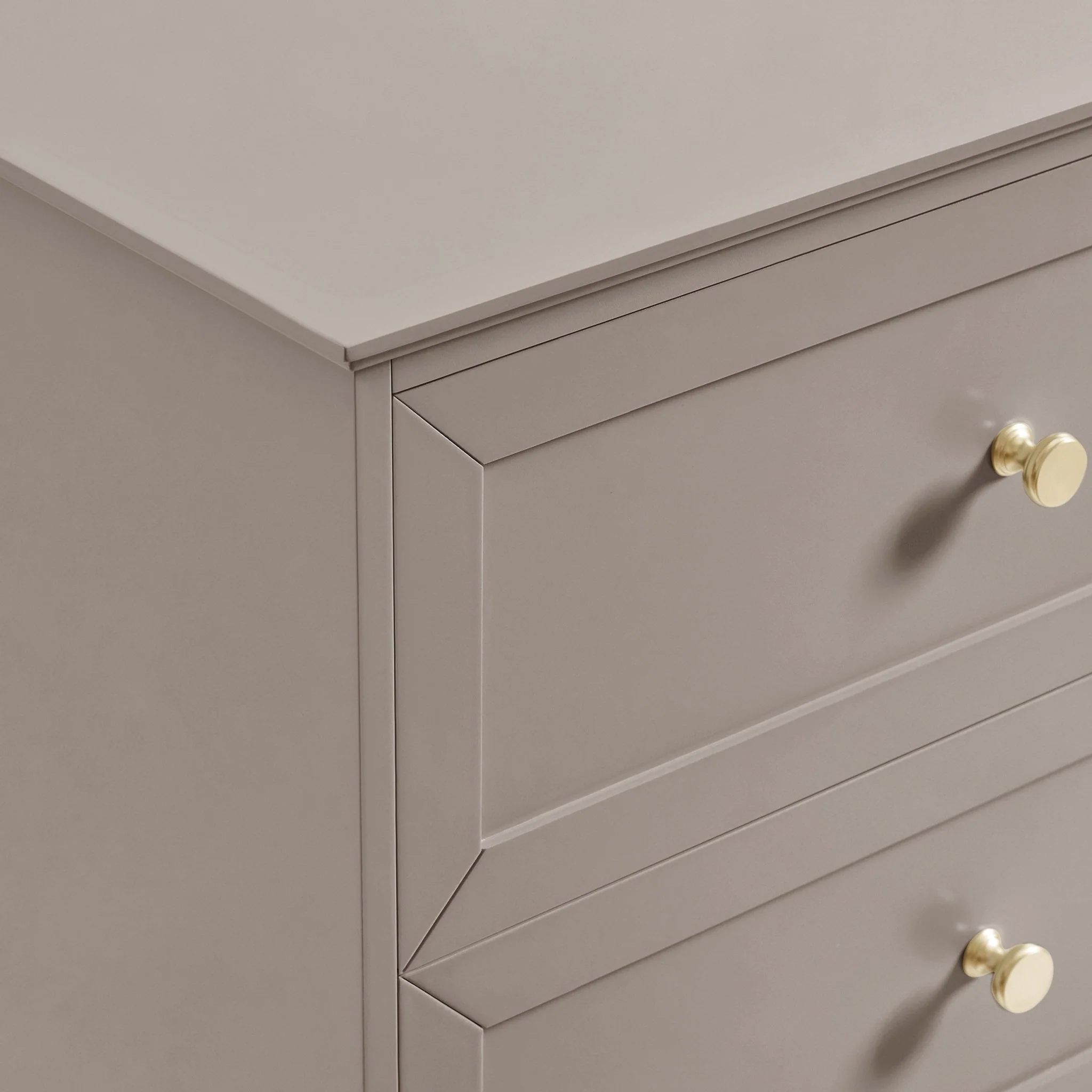 Ruby 6 Drawer Chest - Taupe - Image 7