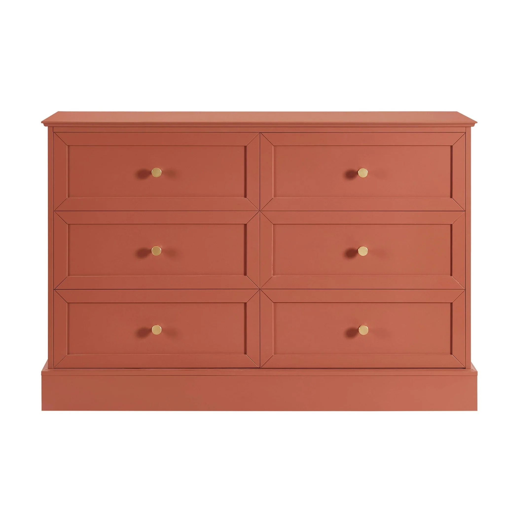 Ruby 6 Drawer Chest - Terracotta - Image 3