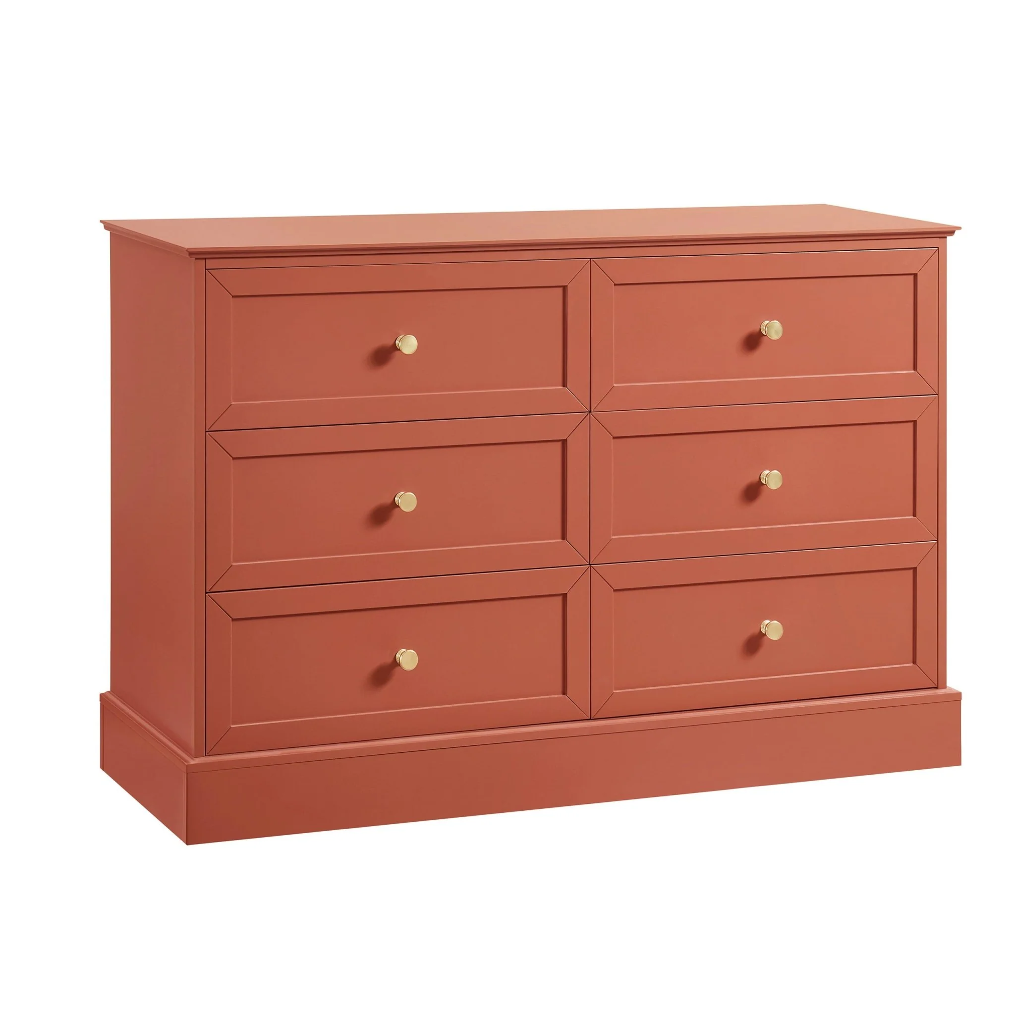 Ruby 6 Drawer Chest - Terracotta - Image 4