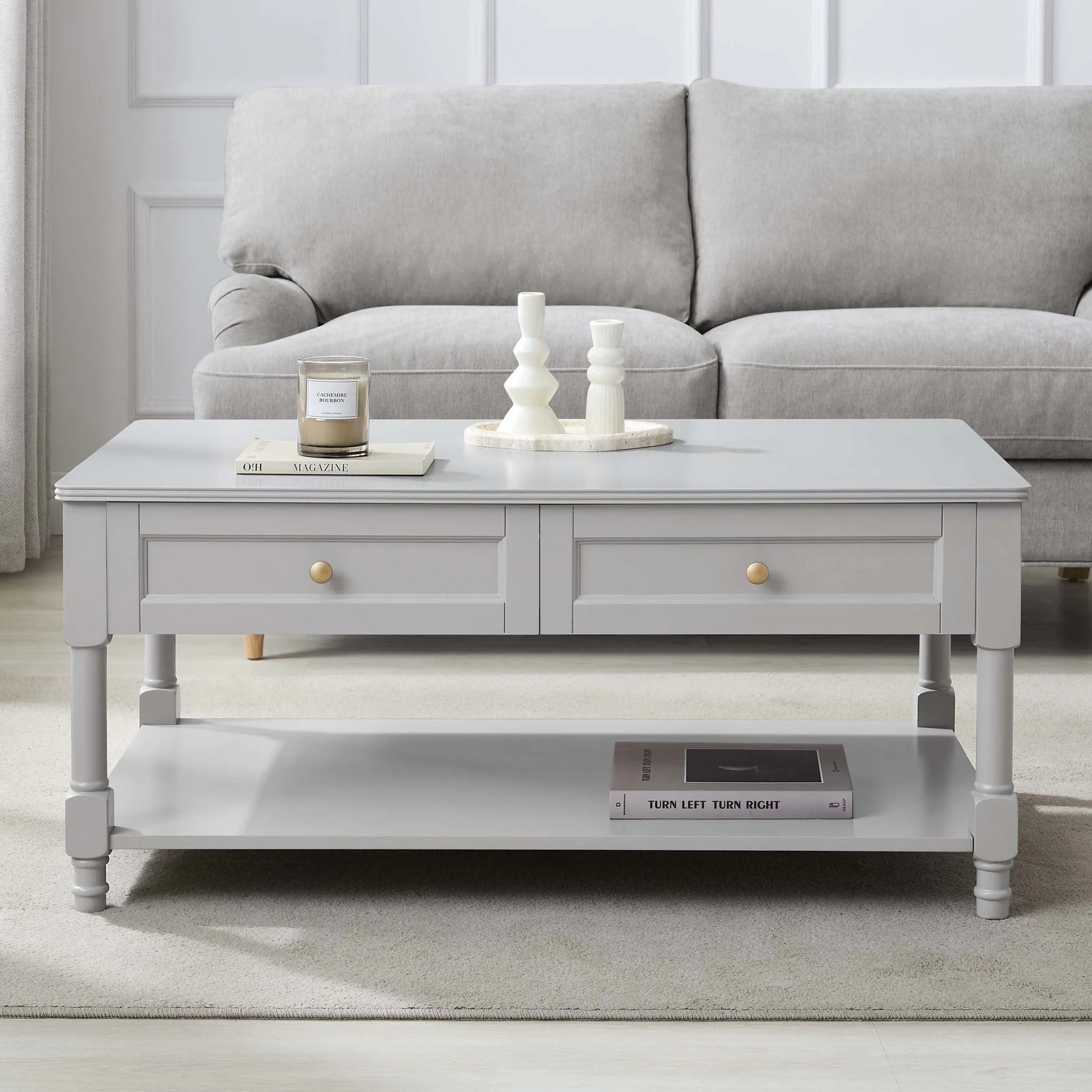Ruby Coffee Table - Light Grey - Image 2