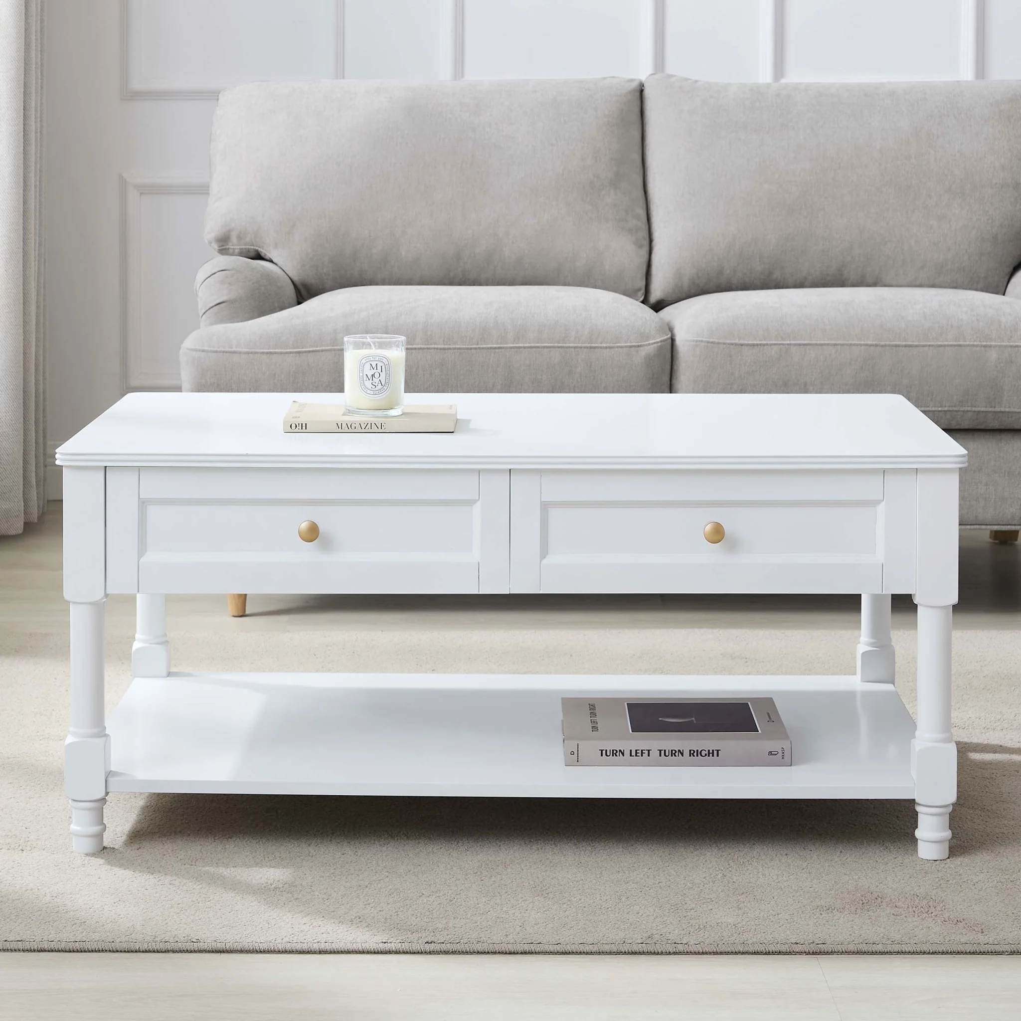 Ruby Coffee Table - Warm White - Image 2