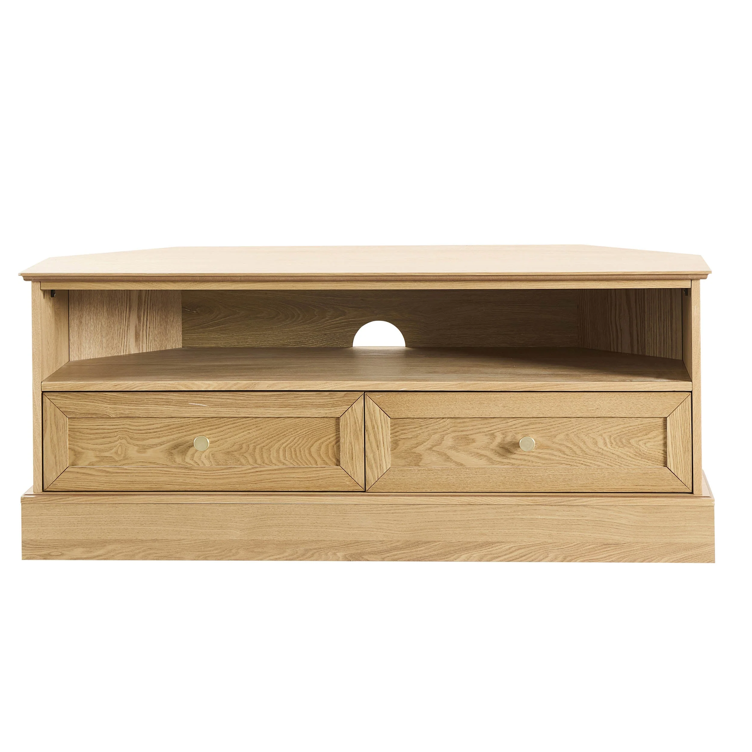 Ruby Corner TV Unit fot TVs up to 55"- Light Wood - Image 3