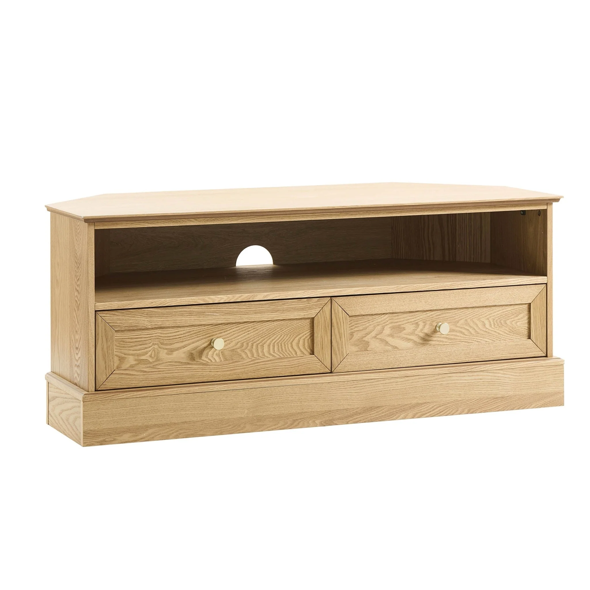 Ruby Corner TV Unit fot TVs up to 55"- Light Wood - Image 4