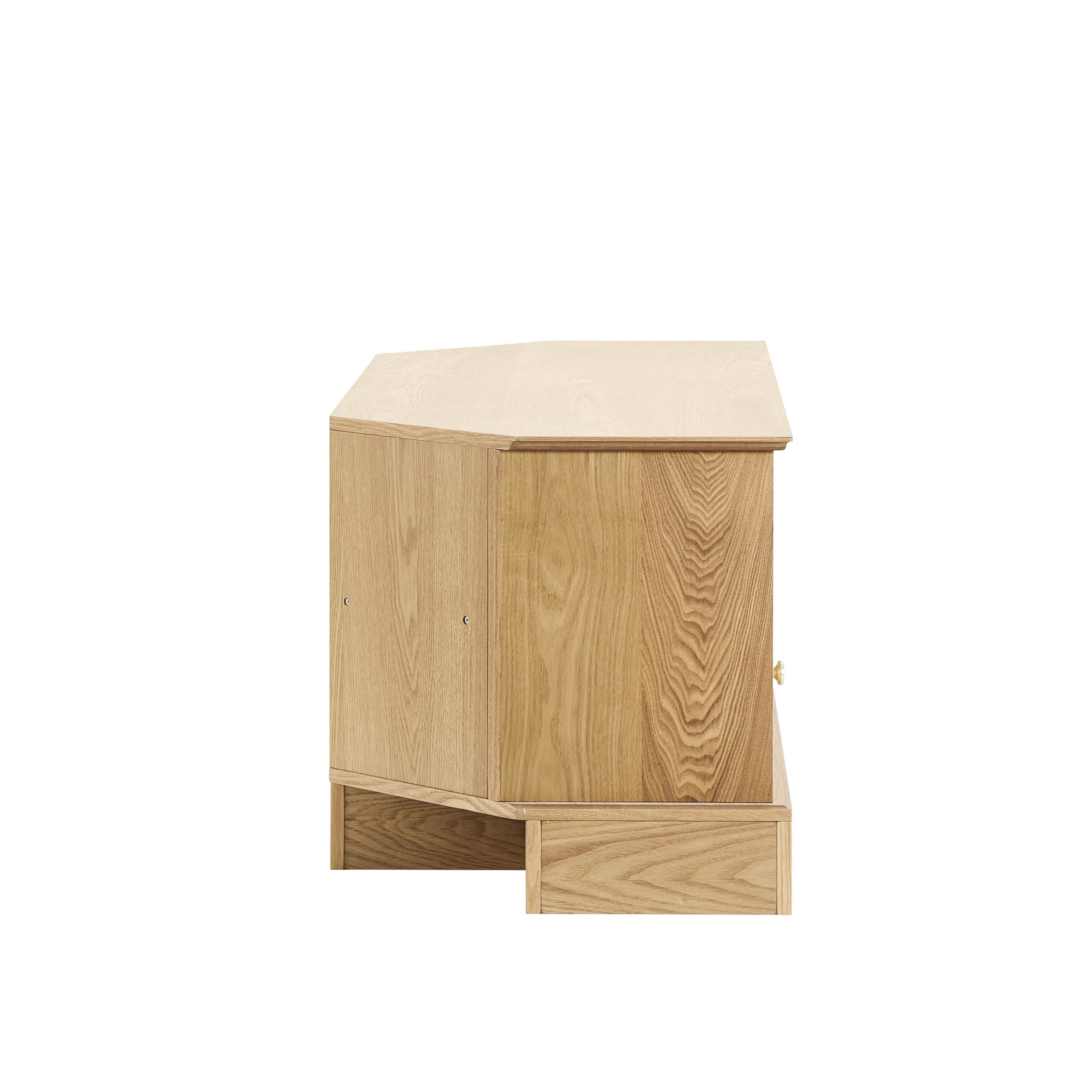 Ruby Corner TV Unit fot TVs up to 55"- Light Wood - Image 5