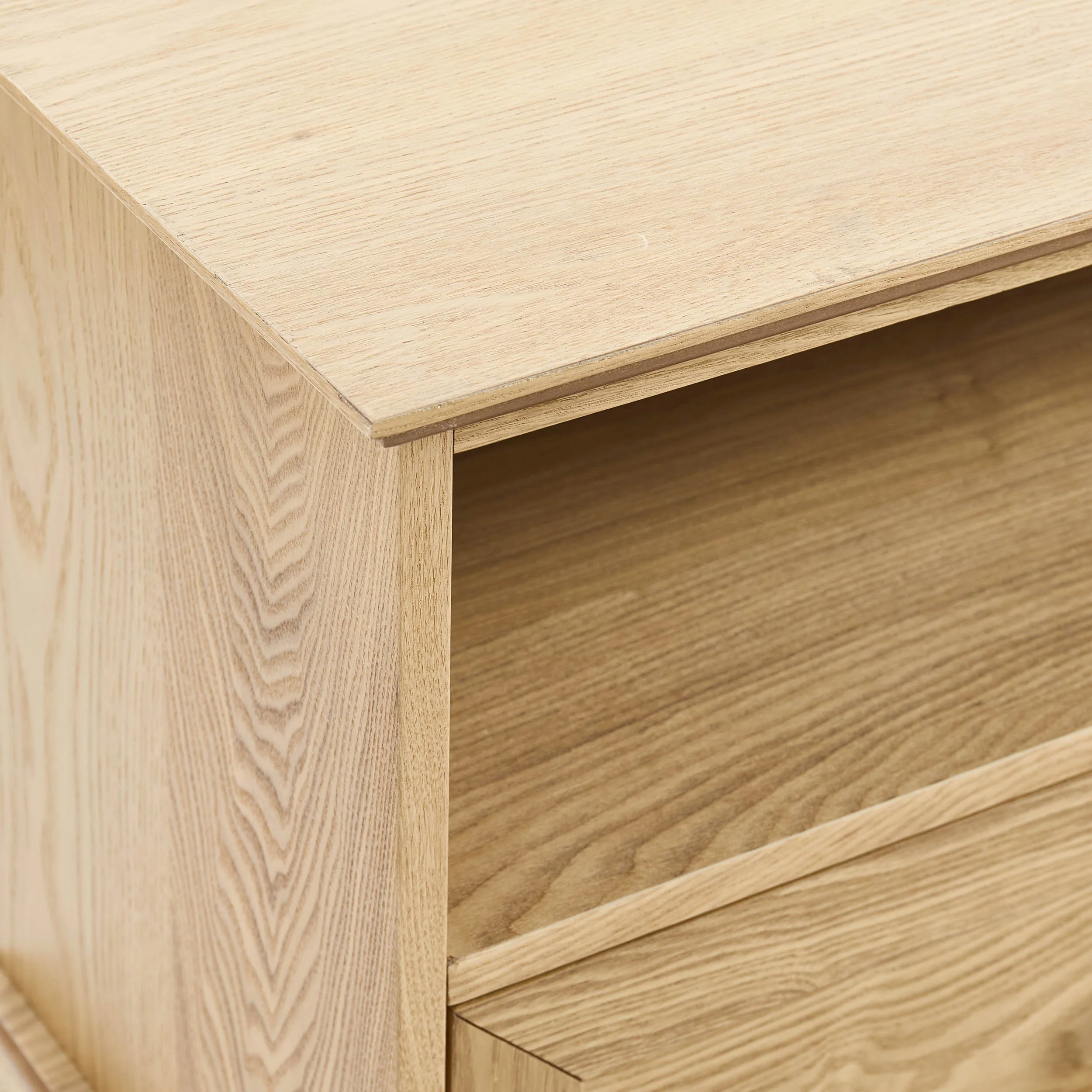 Ruby Corner TV Unit fot TVs up to 55"- Light Wood - Image 7