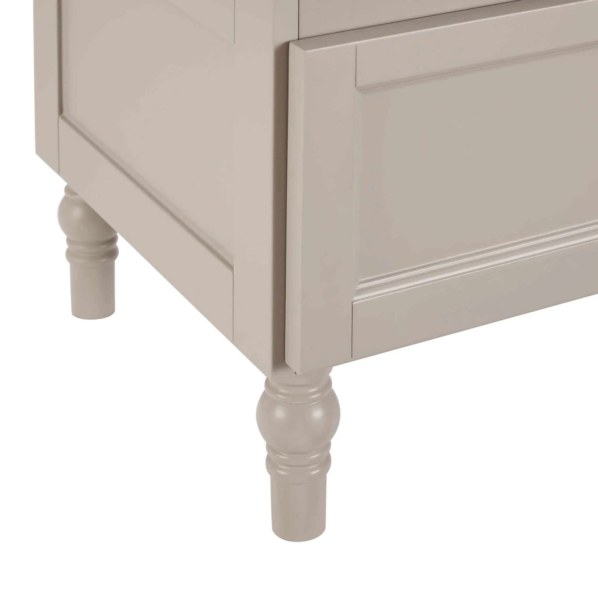 Ruby Storage Cupboard With Seat - Taupe - Image 7