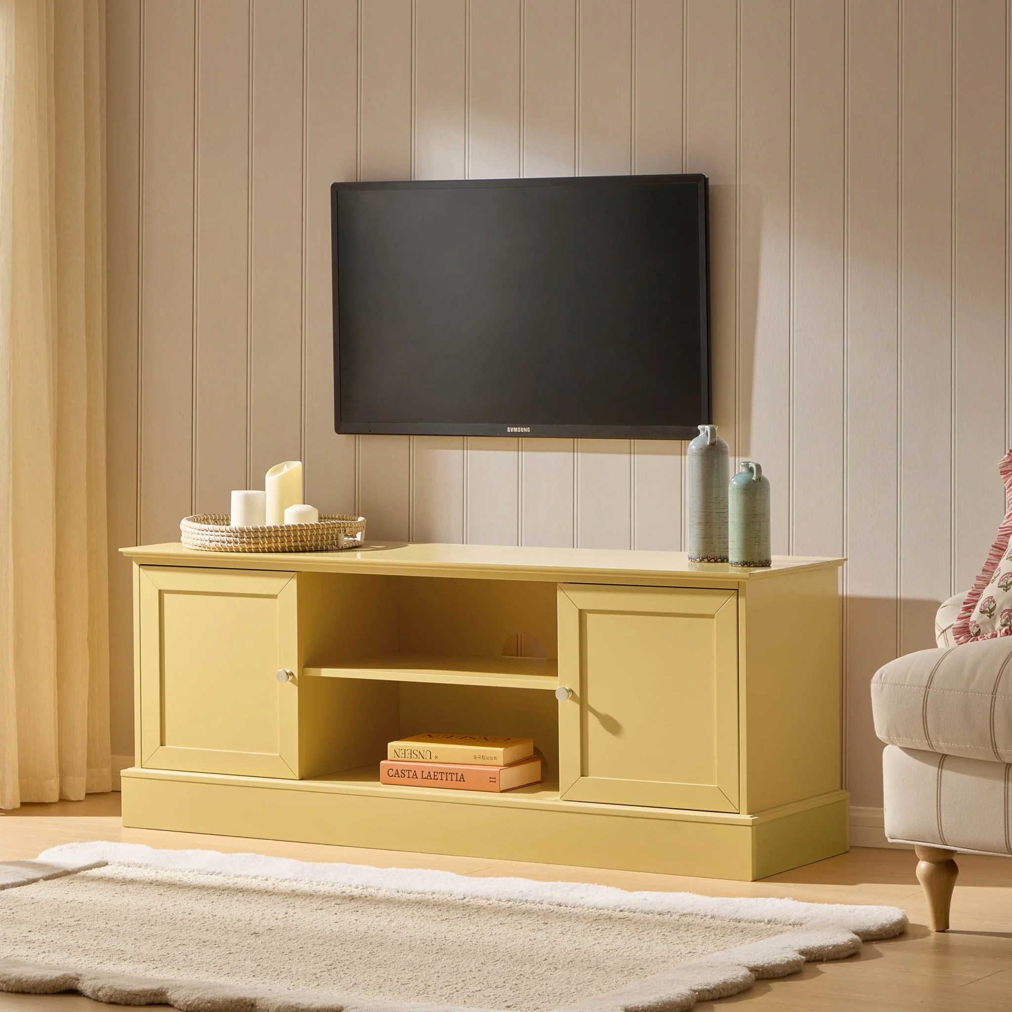 Ruby TV Unit for TVs up to 60"- Butter - Image 2