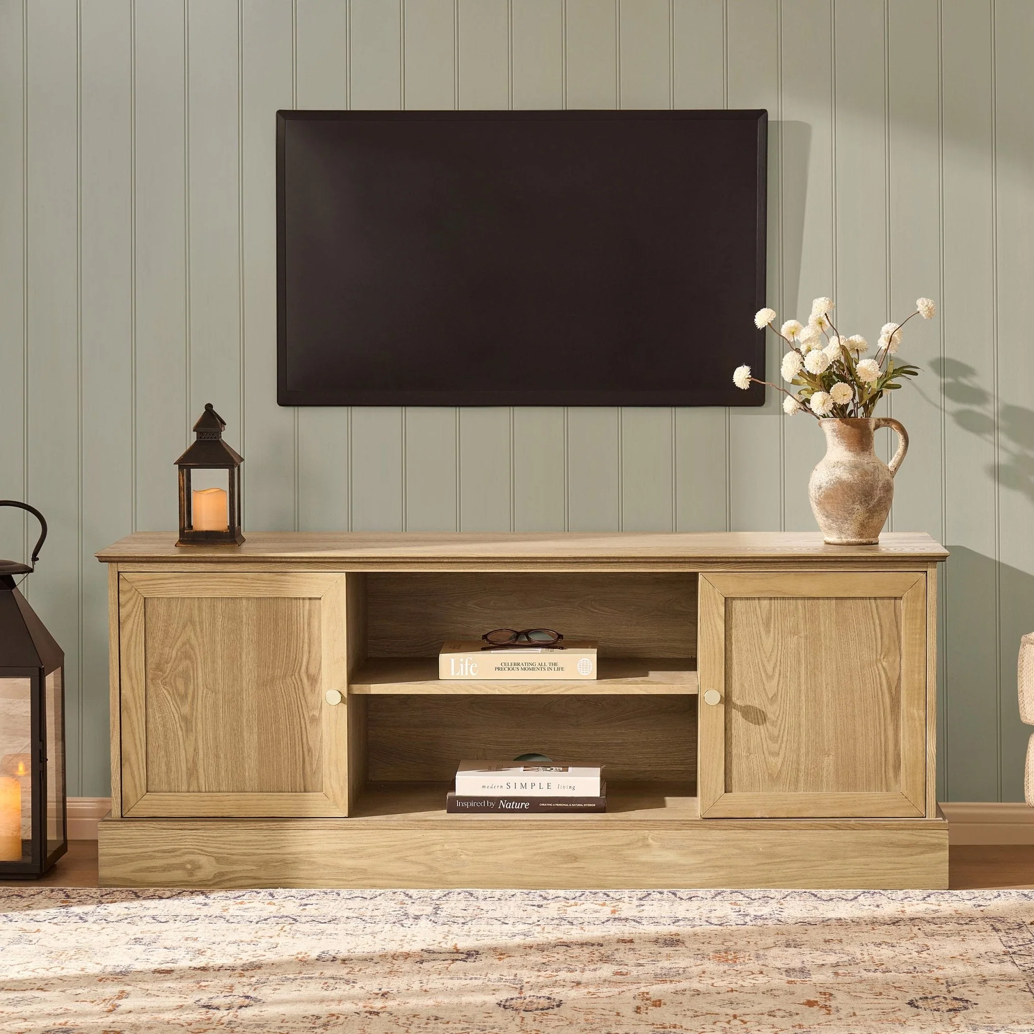Ruby TV Unit for TVs up to 60" - Light Wood