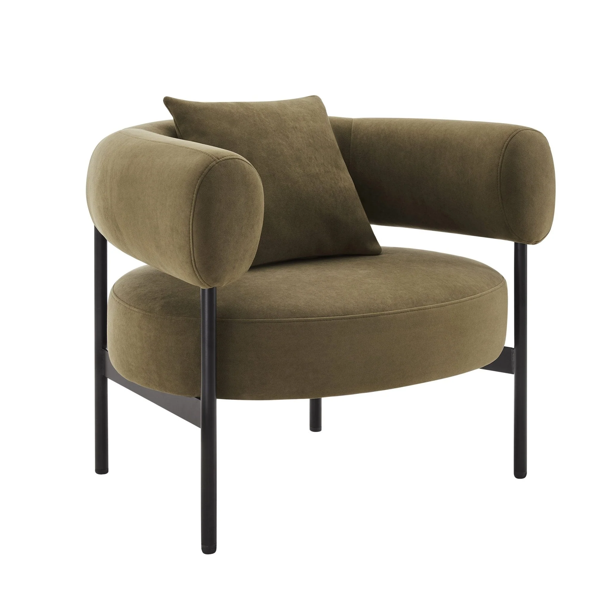 Sabrina Accent Chair - Olive - Image 3