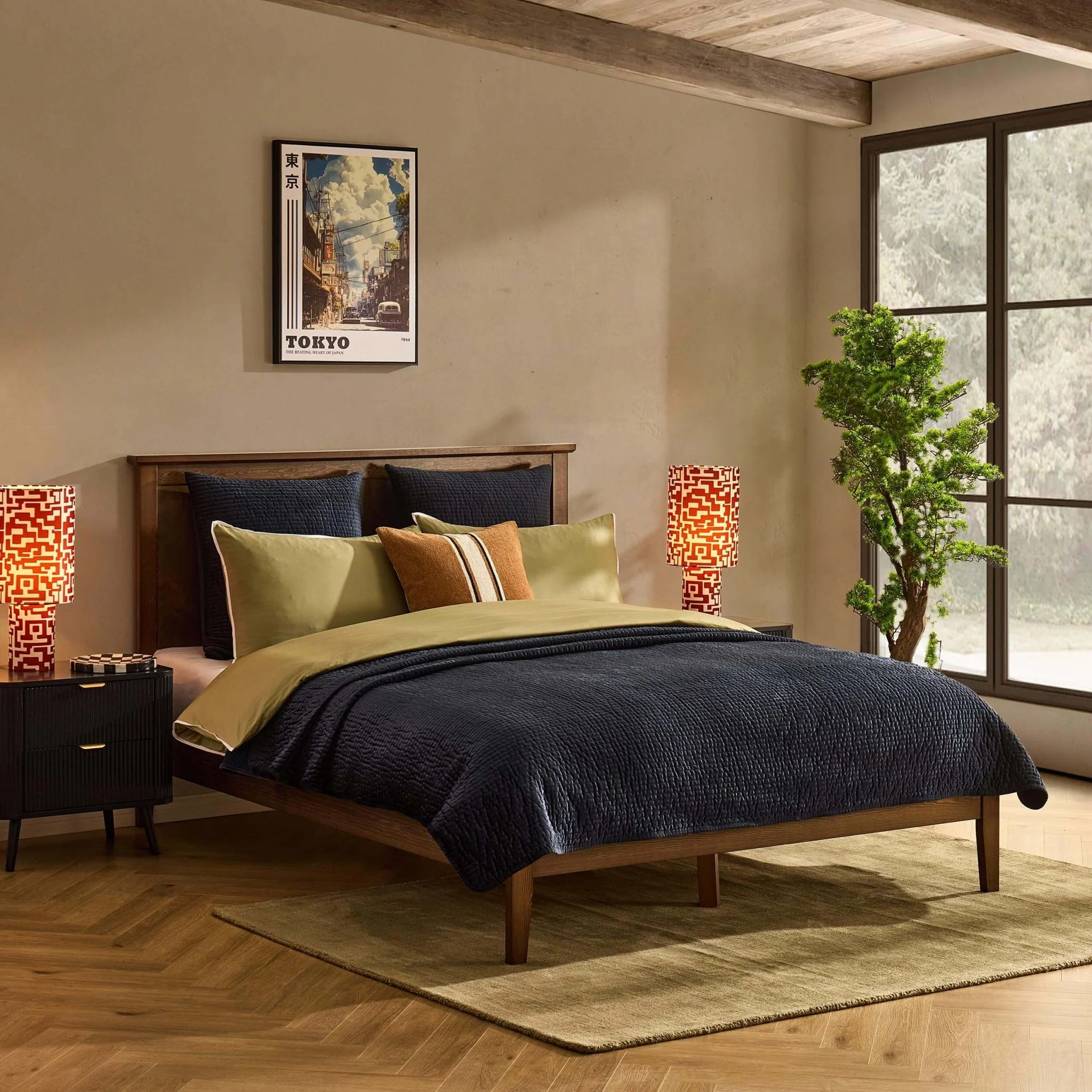 Salcombe Bed Frame - Walnut