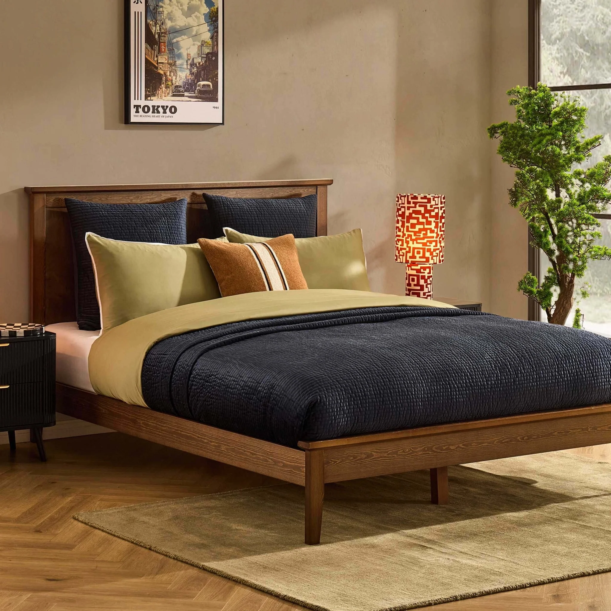 Salcombe Bed Frame - Walnut - Image 3