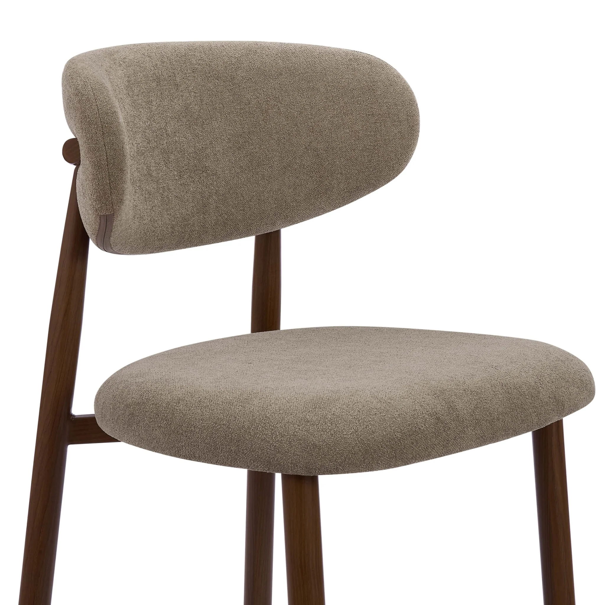 Sally Set of 2 Barstools - Chenille Mushroom - Image 6