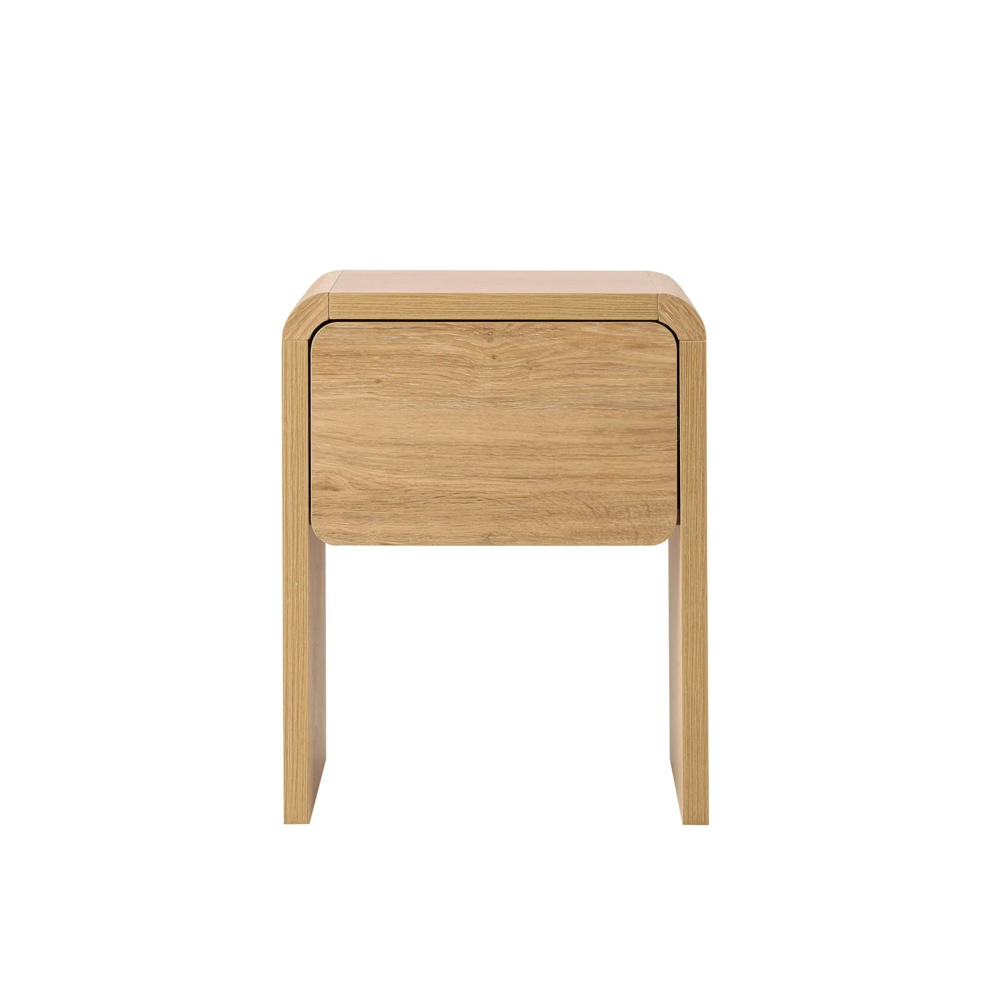 Samira Side Table - Light Wood - Image 4