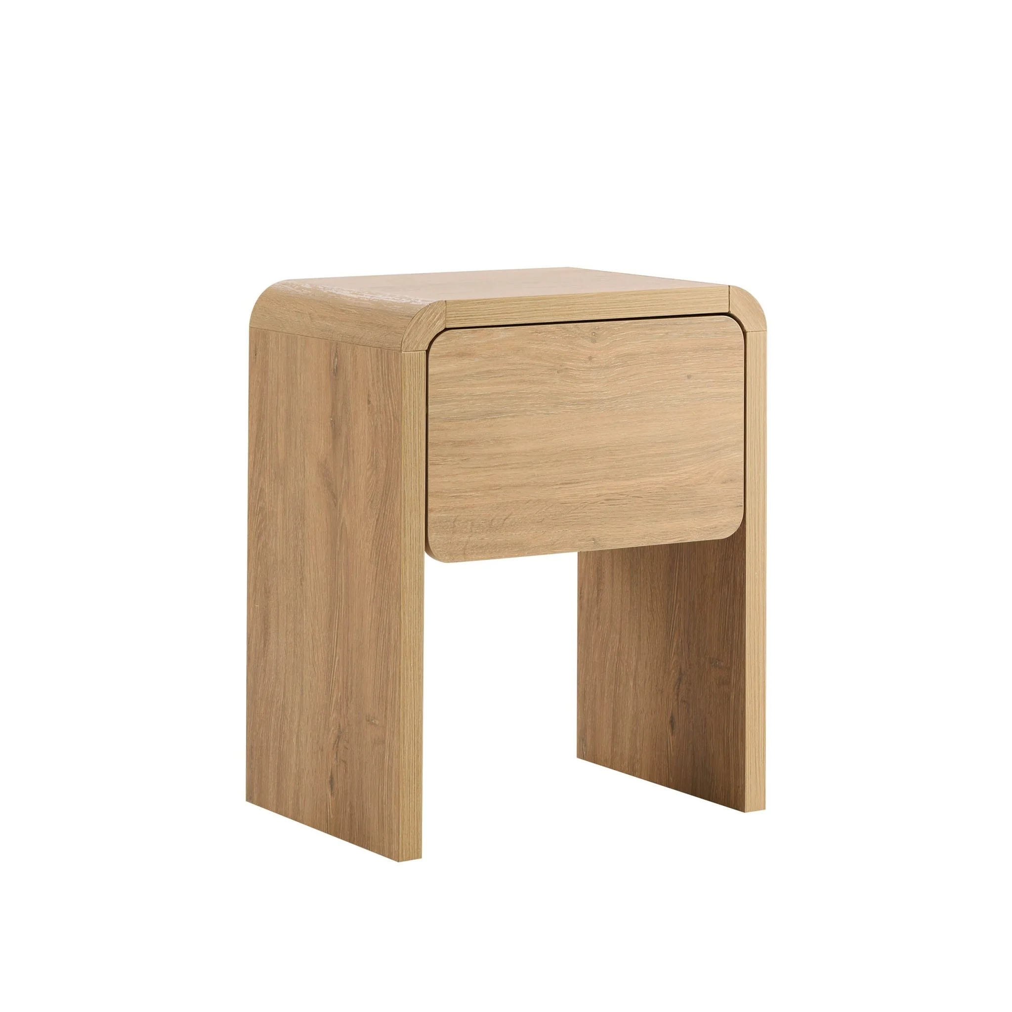 Samira Side Table - Light Wood - Image 5