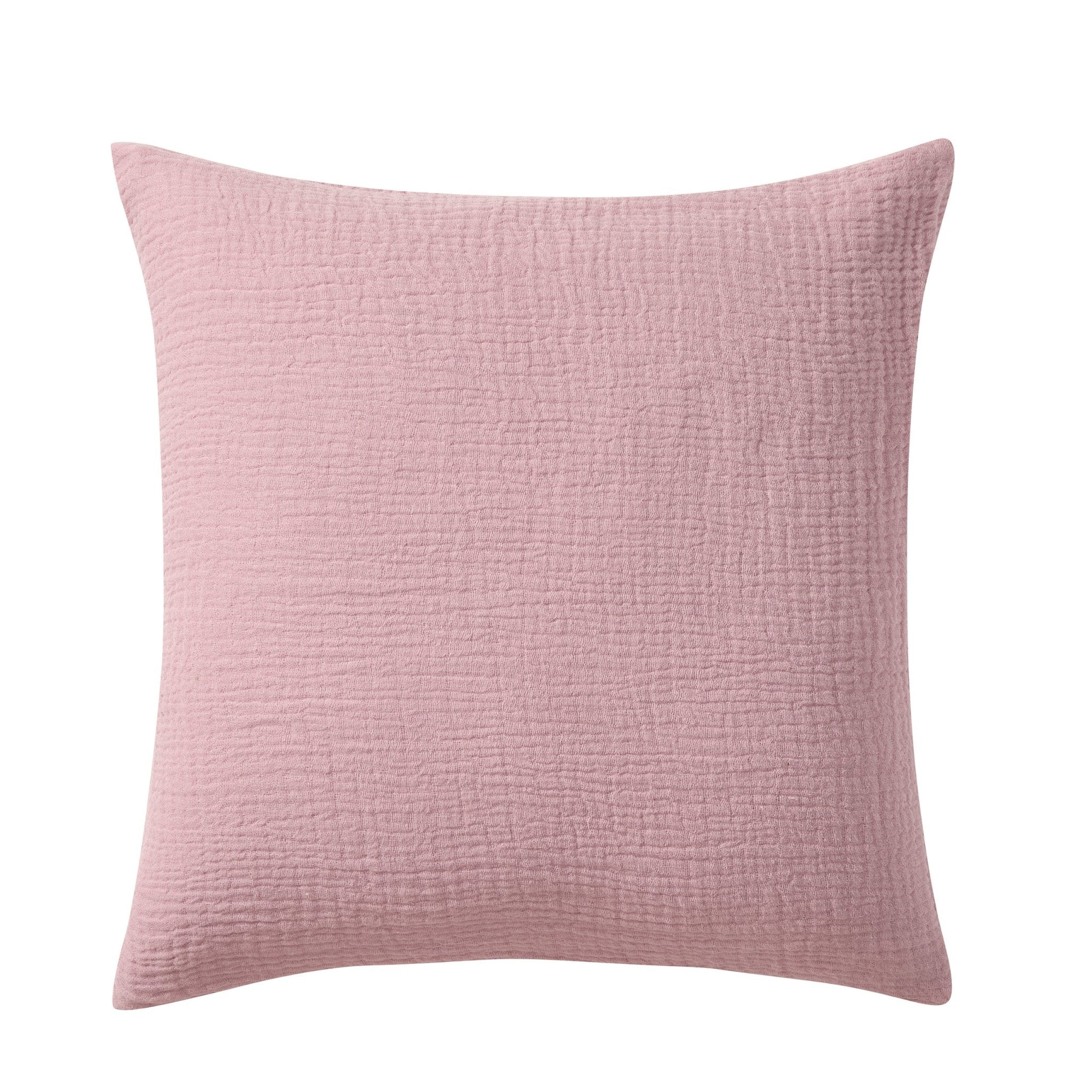Savannah Set of 2 Tufted Muslin Cushion Cover - Rose - Image 3