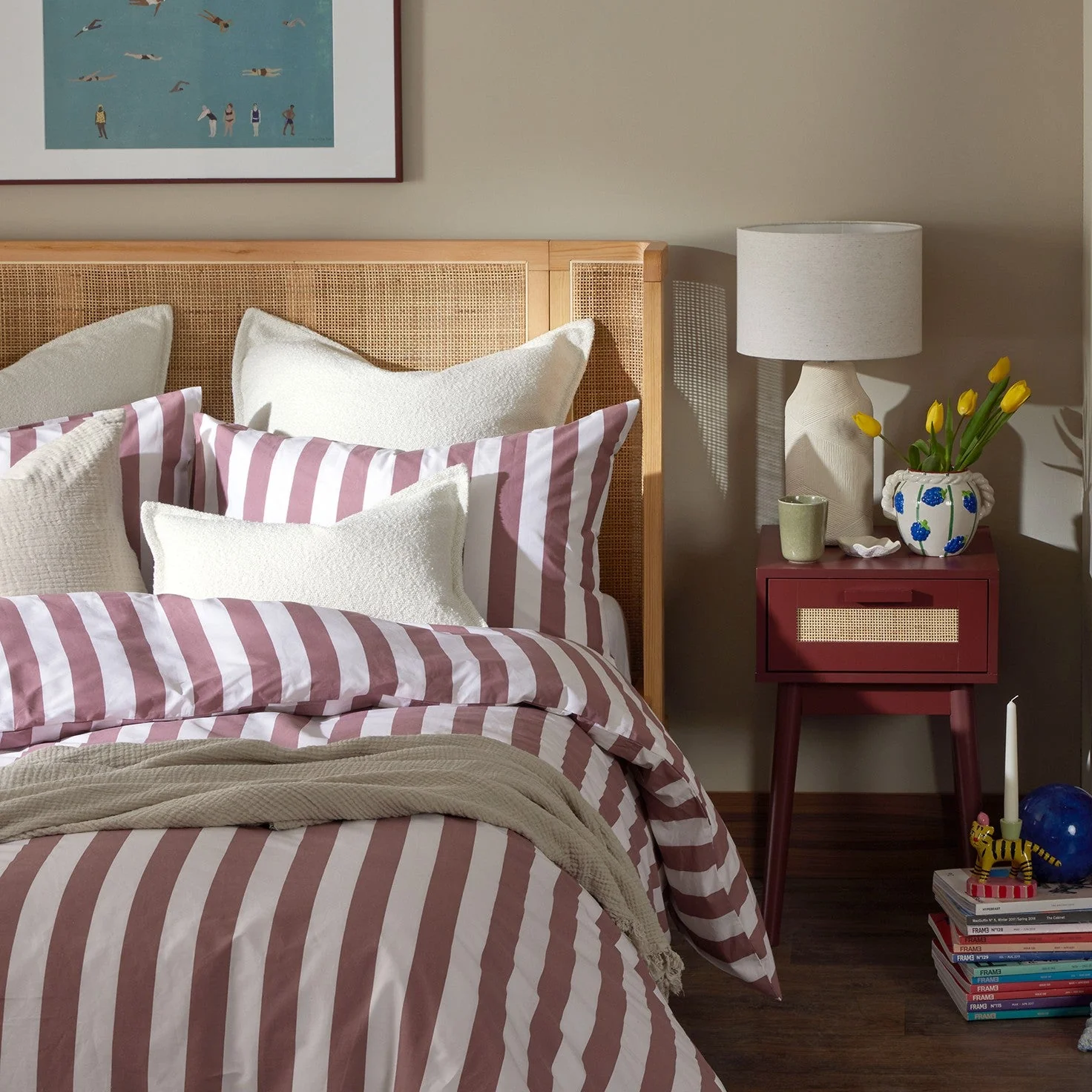 Savannah Tufted Muslin Throw - Oat - Image 7