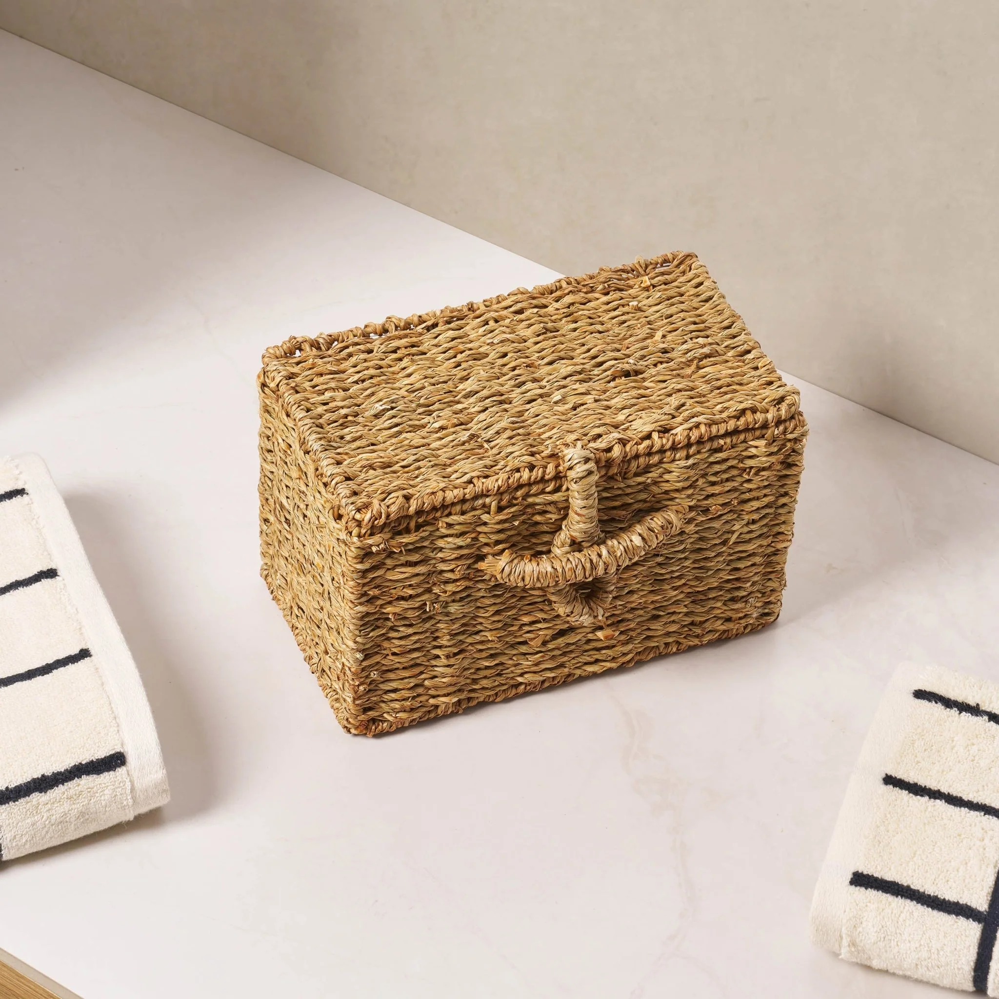 Seagrass Storage Basket - Natural - Image 5