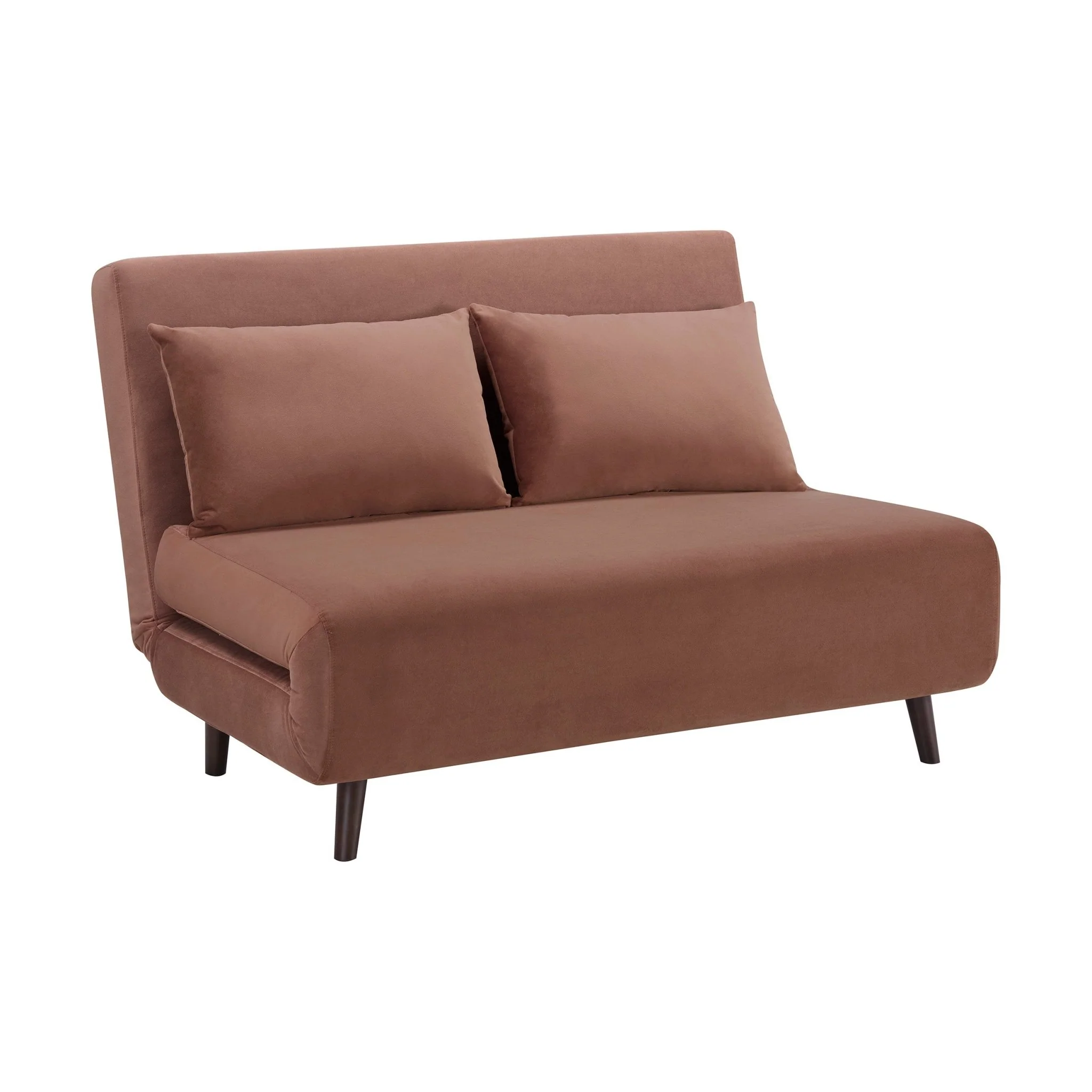 Seattle Double Click Clack Sofa Bed - Mauve - Image 3