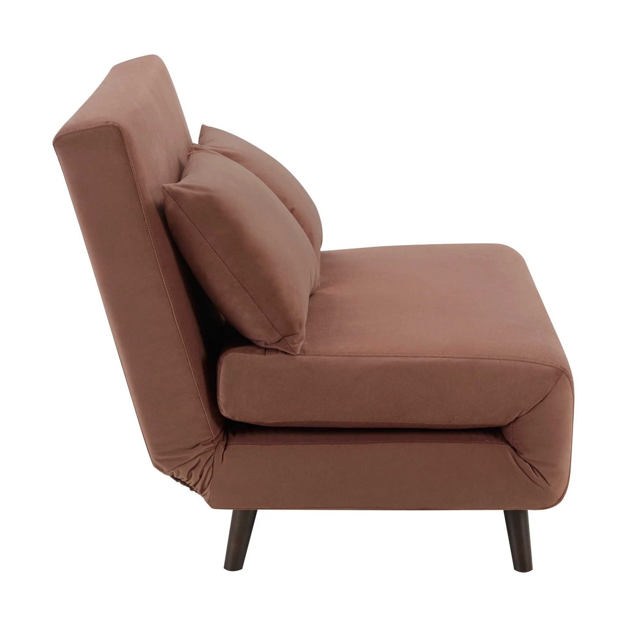 Seattle Double Click Clack Sofa Bed - Mauve - Image 4