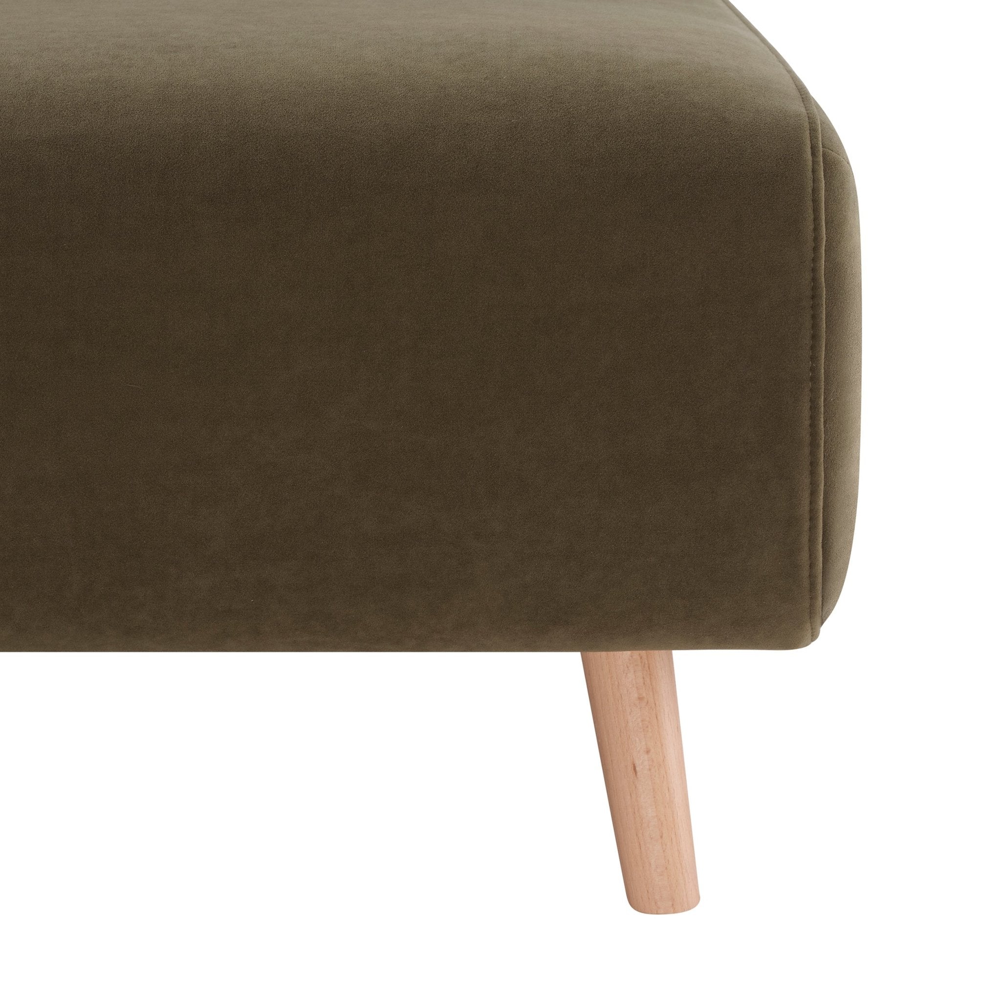Seattle Double Click Clack Sofa Bed - Olive Green - Image 9