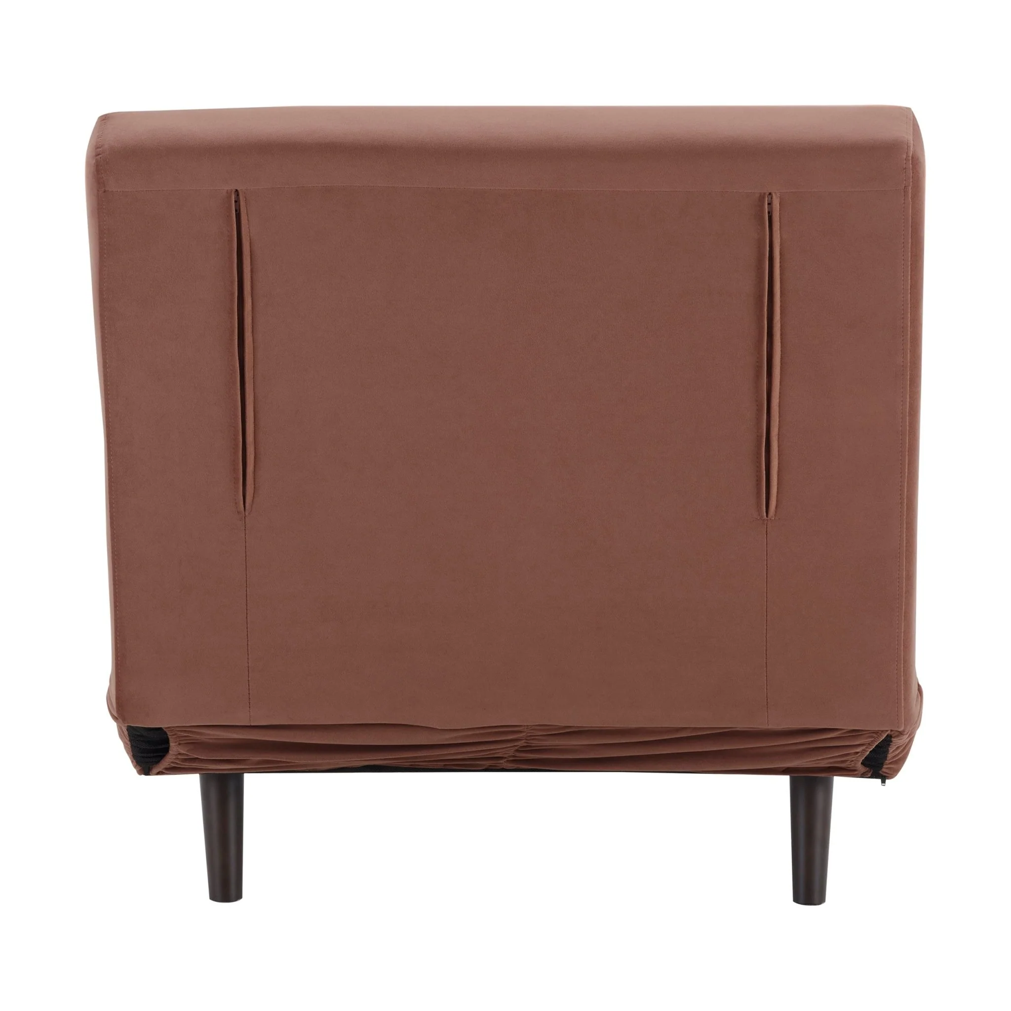 Seattle Single Click Clack Sofa Bed - Mauve - Image 5
