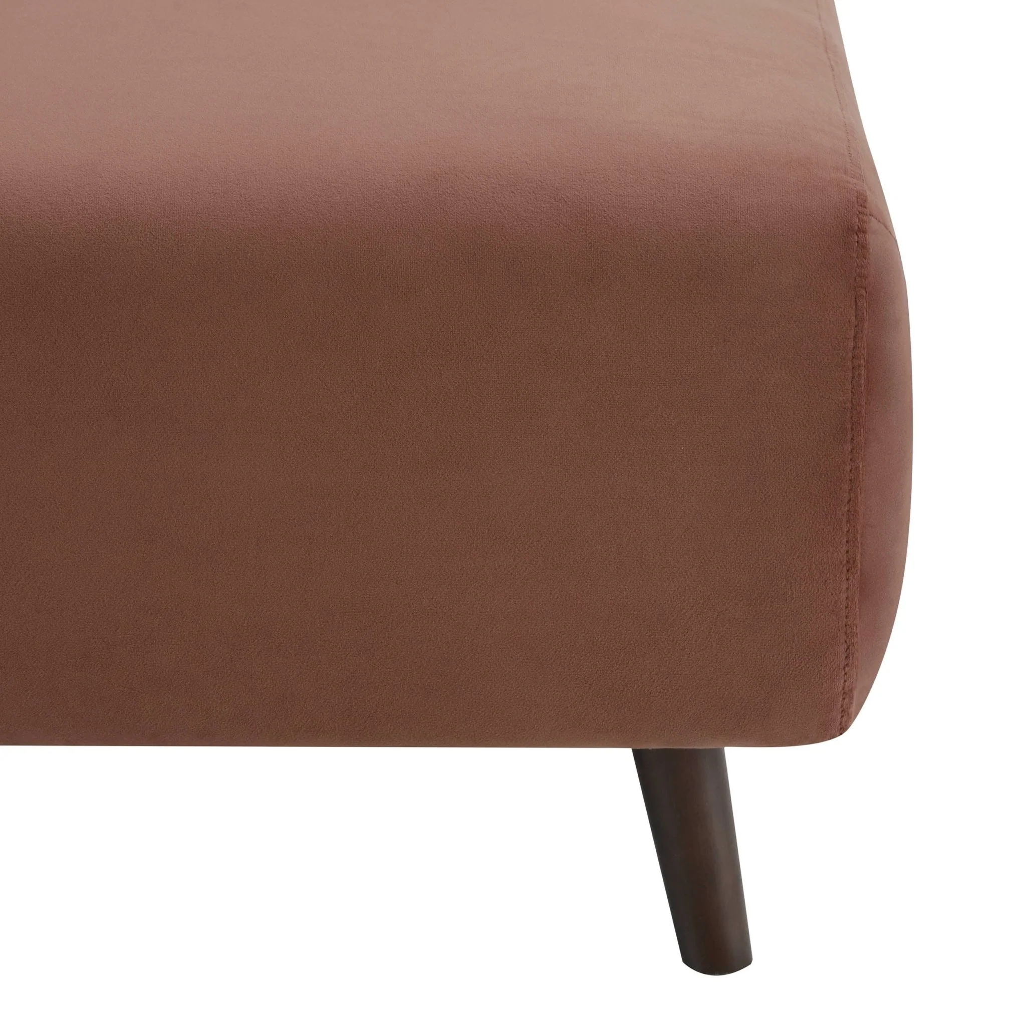 Seattle Single Click Clack Sofa Bed - Mauve - Image 6