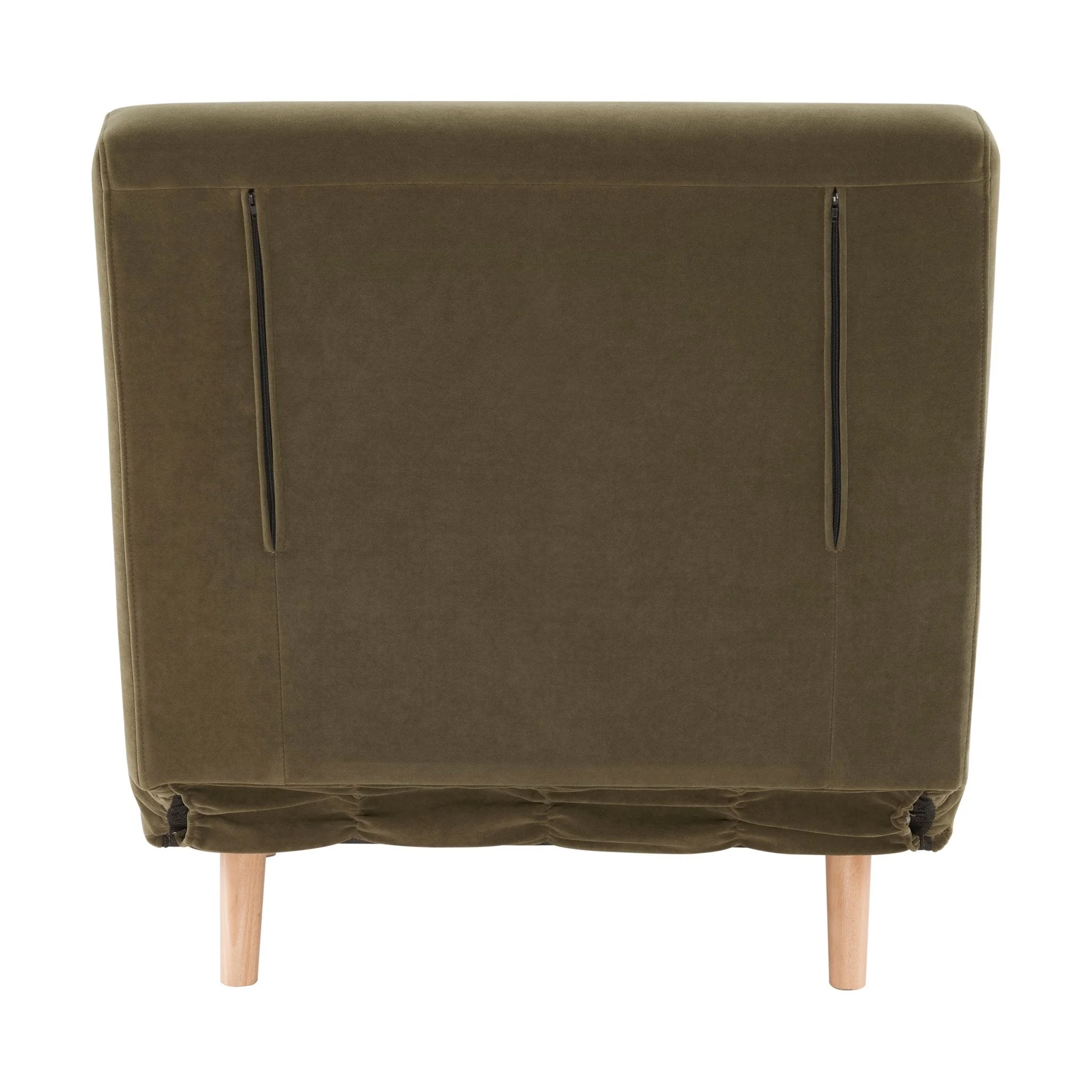 Seattle Single Click Clack Sofa Bed - Olive Green - Image 10