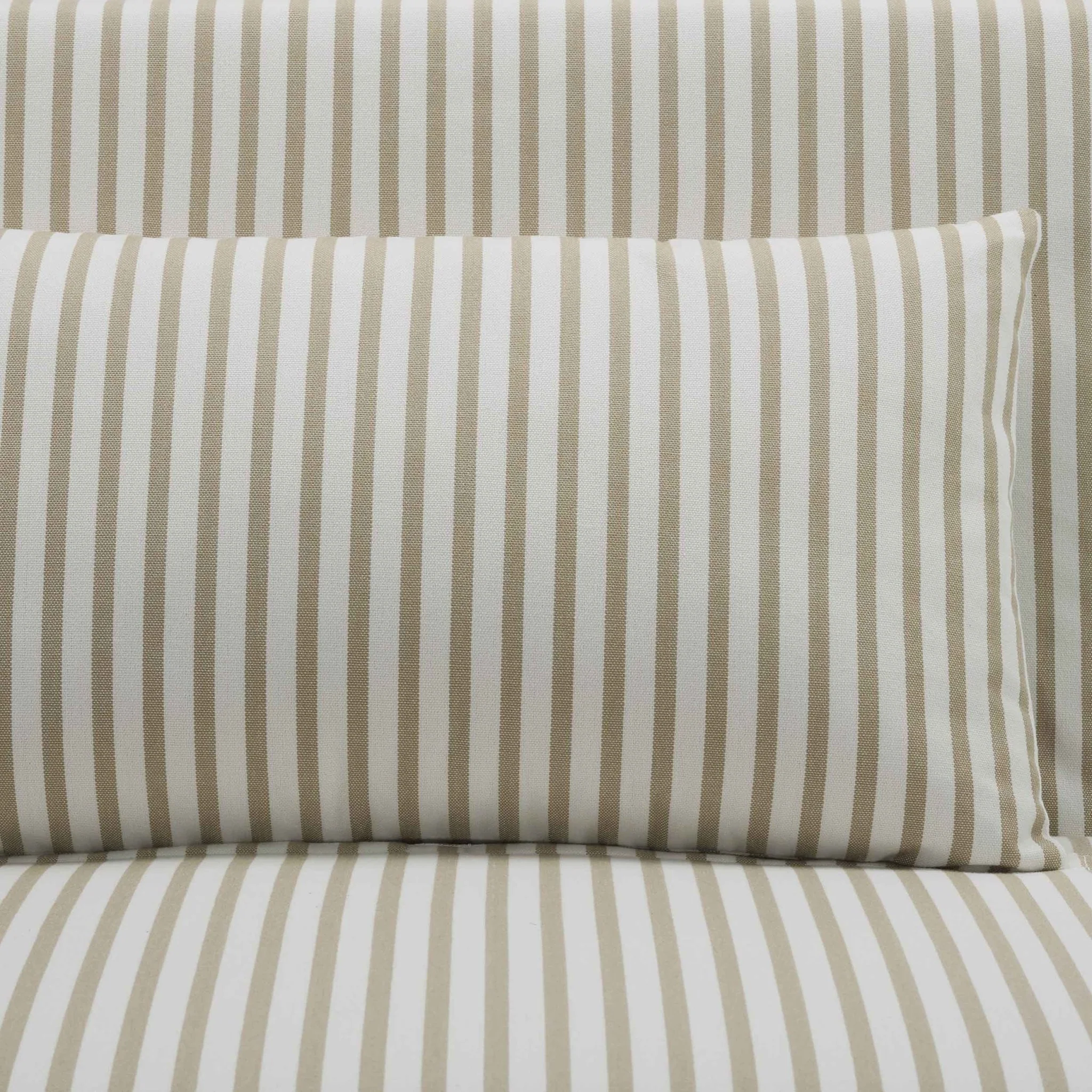 Seattle Single Click Clack Sofa Bed - Sand Stripe - Image 7