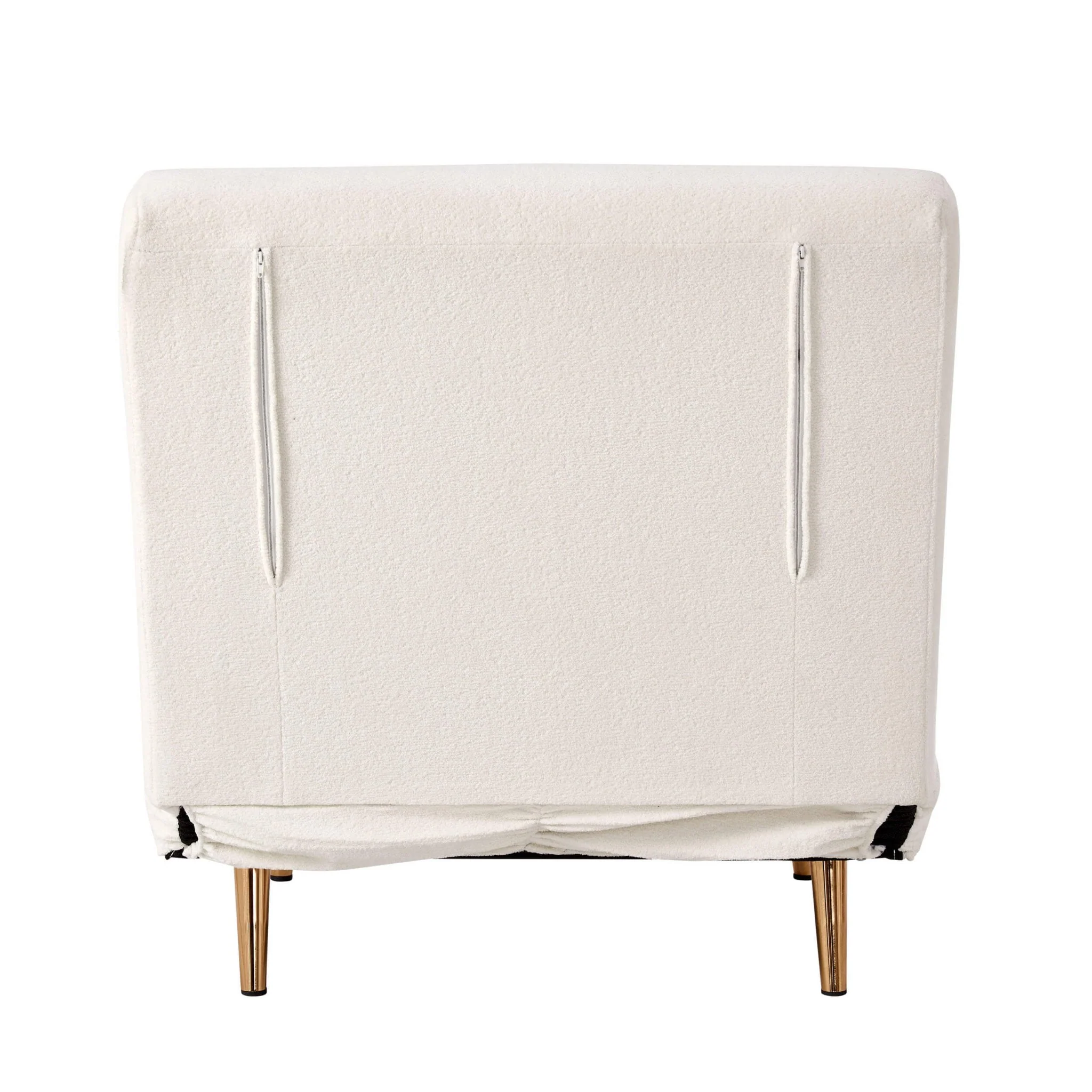 Seattle Single Click Clack Sofa Bed - Teddy Cream - Image 5