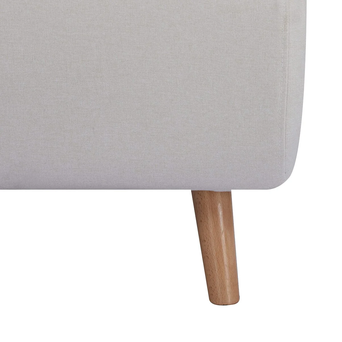 Seattle Single Click Clack Sofa Bed - Warm Natural - Image 10
