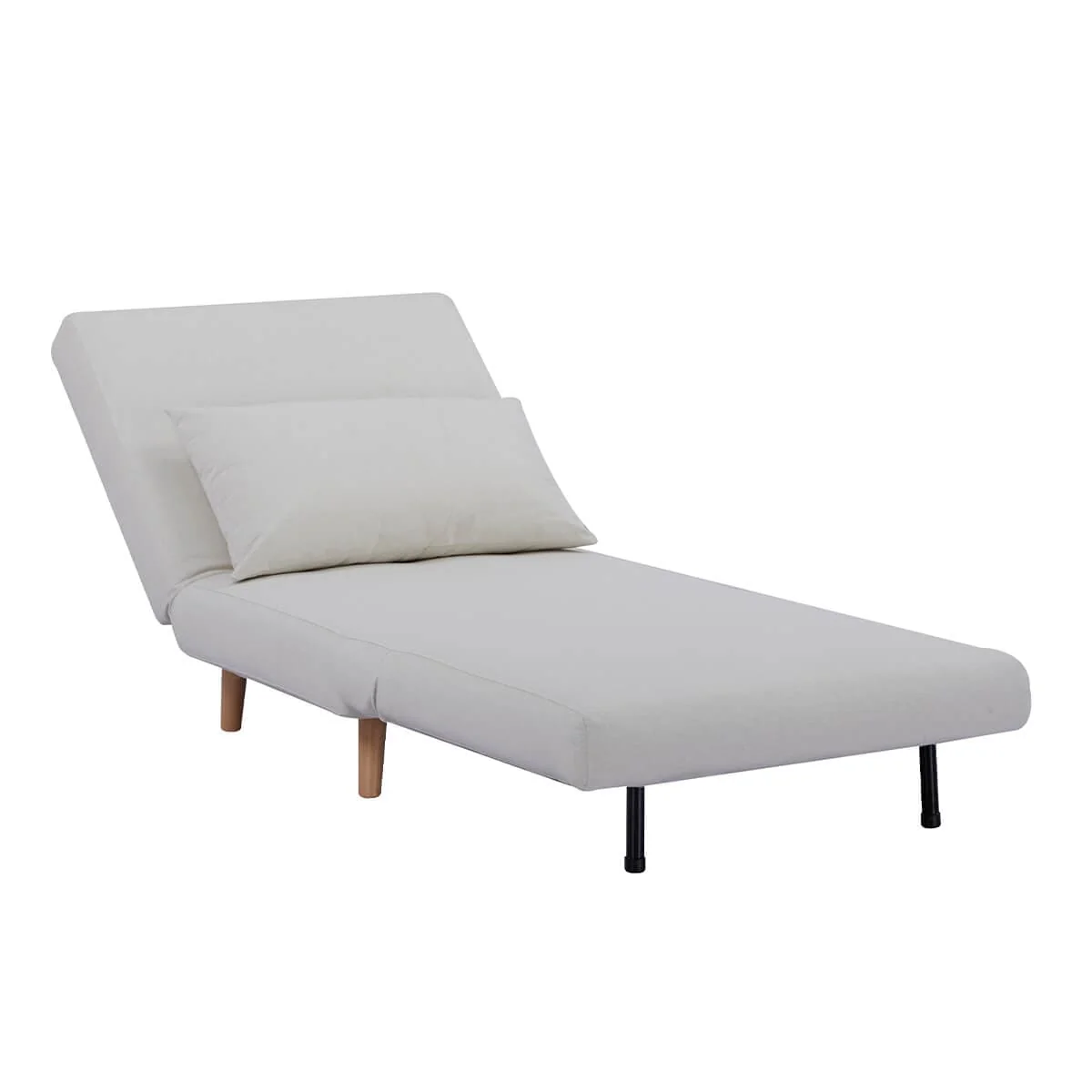 Seattle Single Click Clack Sofa Bed - Warm Natural - Image 7